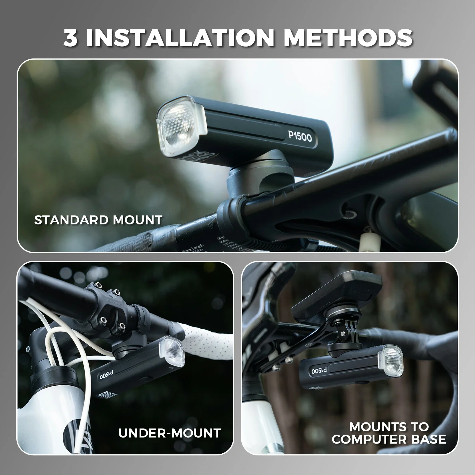 ROAD TO SKY Up to 1500 Lumens Bike Front Light - Image 15