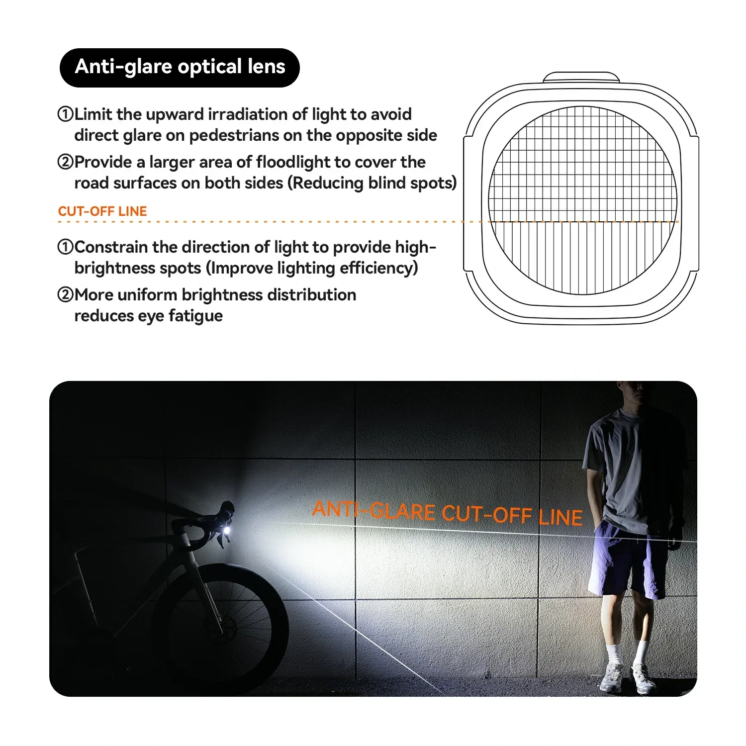 ROAD TO SKY Up to 1500 Lumens Bike Front Light - Image 7