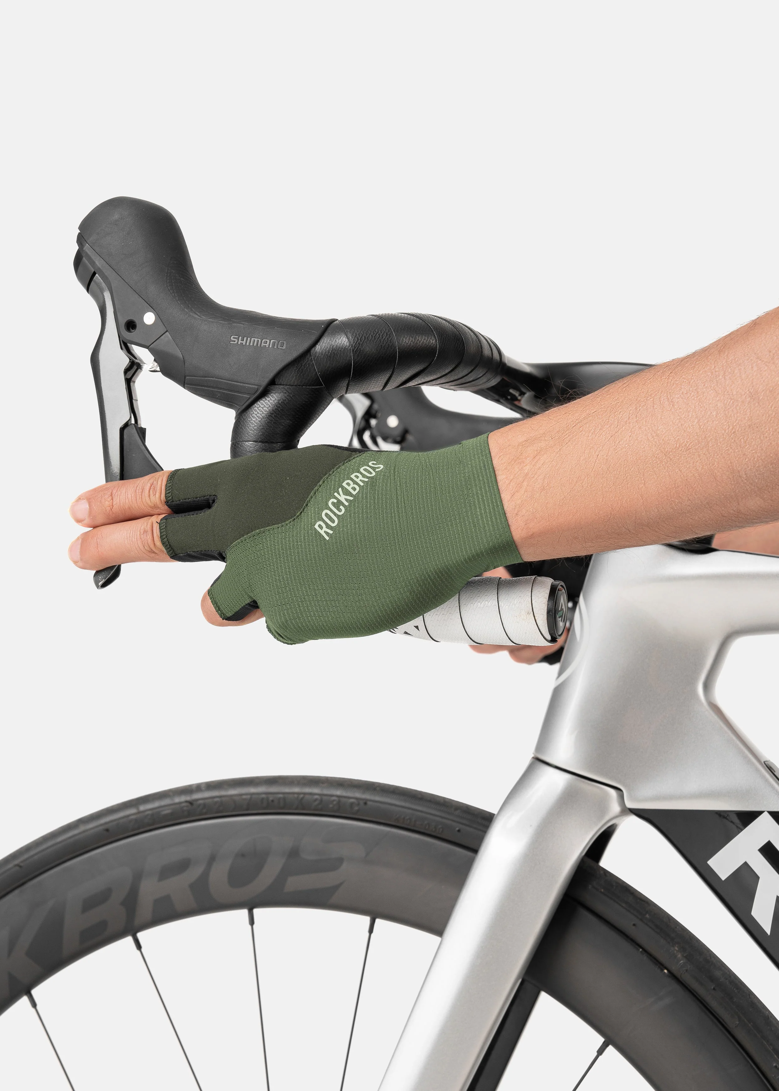 ROCKRBOS Road-to-Sky Cycling Fingerless Gloves - Image 17