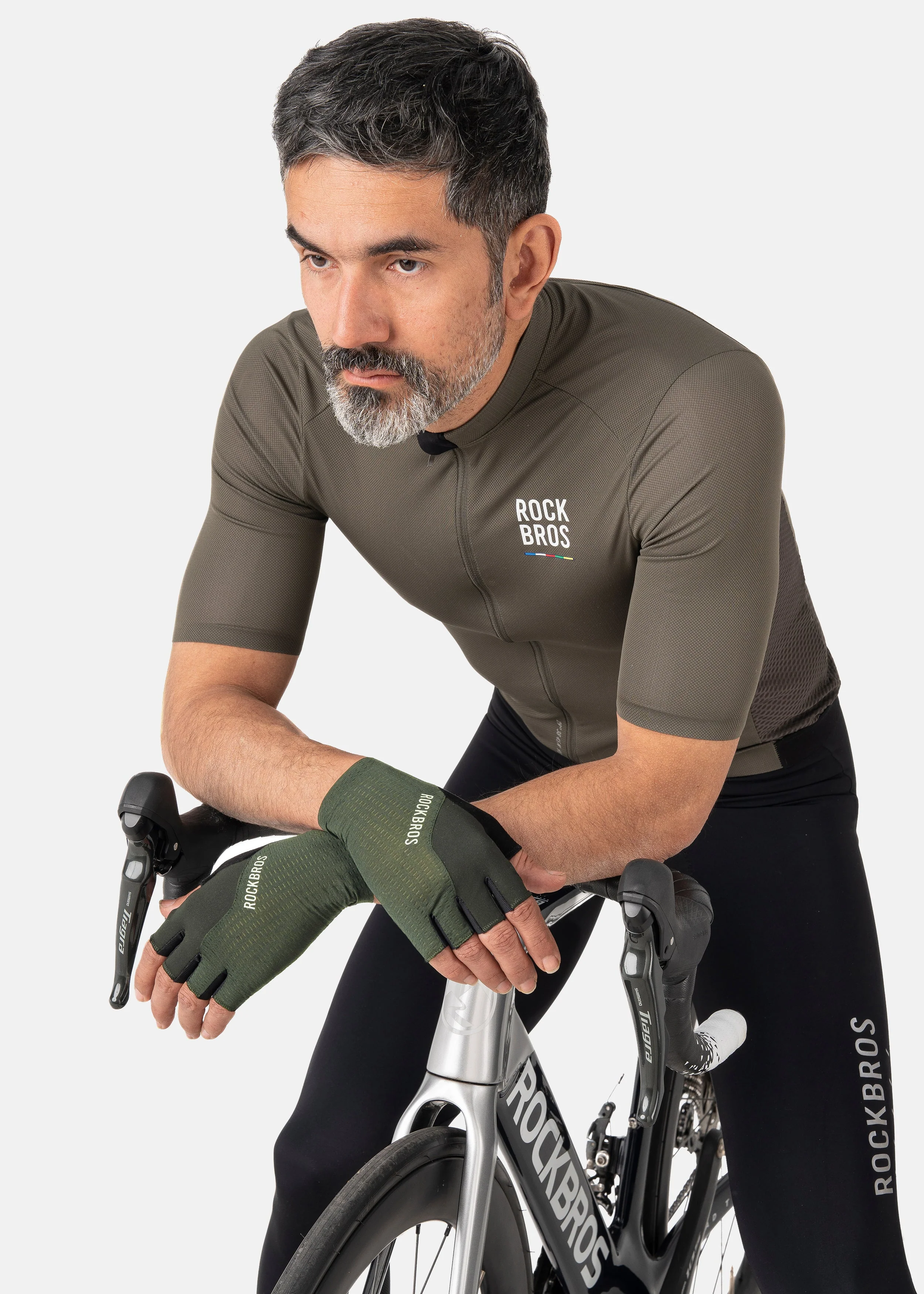 ROCKRBOS Road-to-Sky Cycling Fingerless Gloves - Image 20