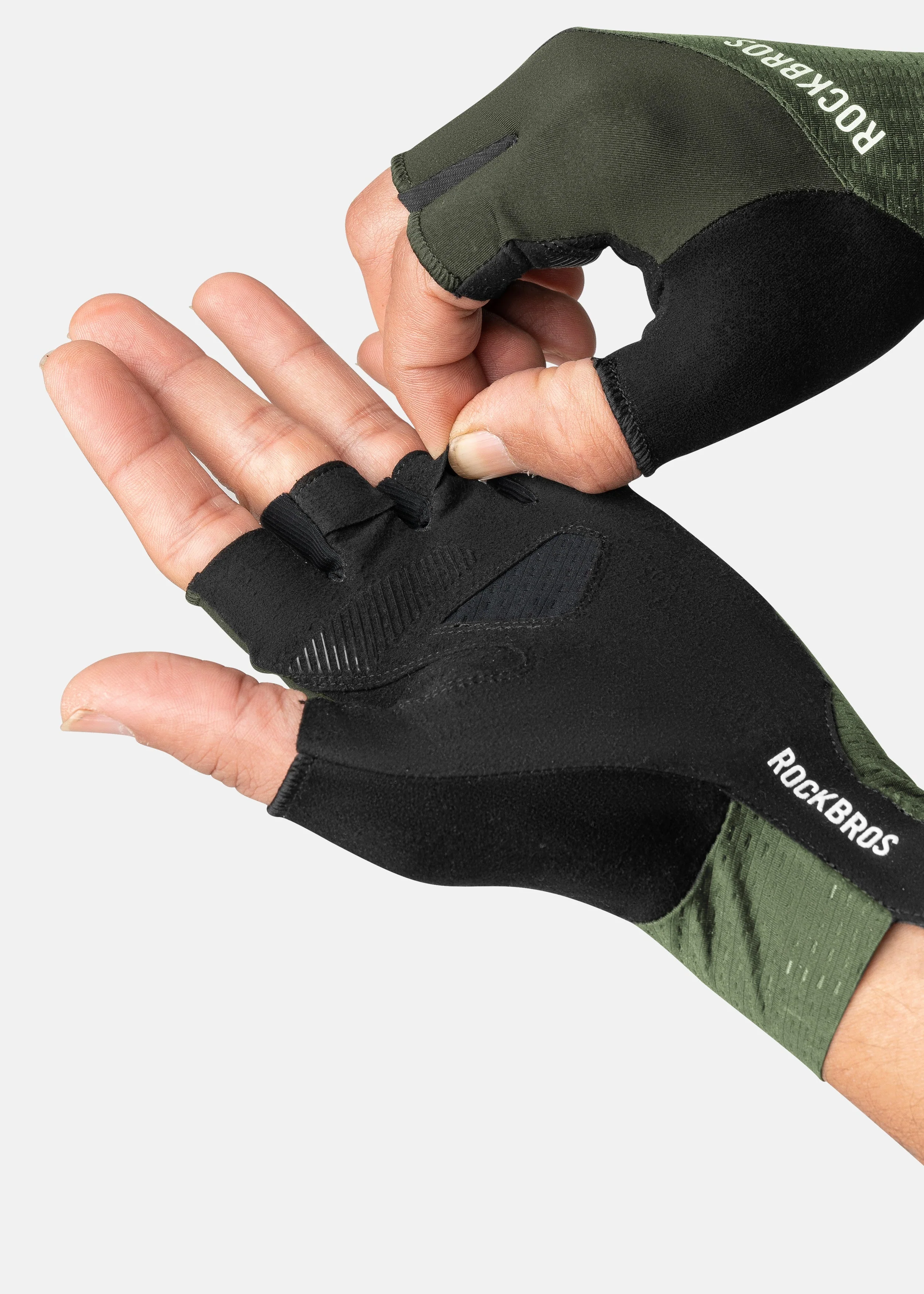 ROCKRBOS Road-to-Sky Cycling Fingerless Gloves - Image 3