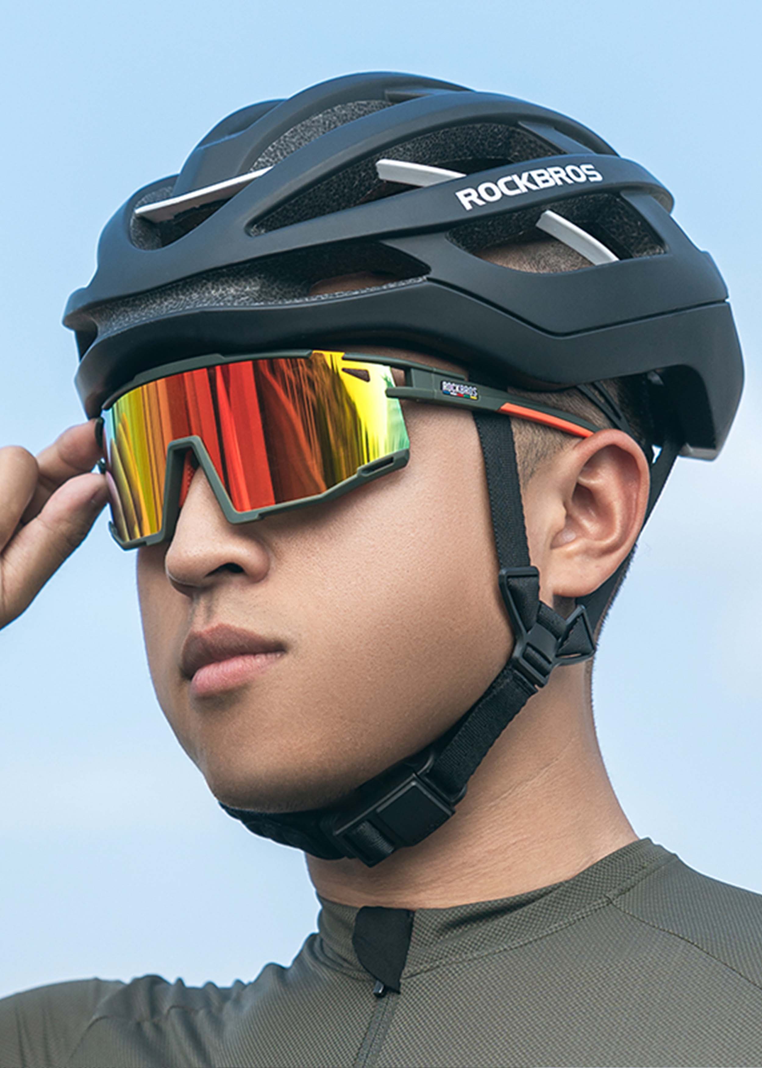ROCKBROS Road-to-Sky Cycling Glasses - Polarized/Color Changing - Image 9