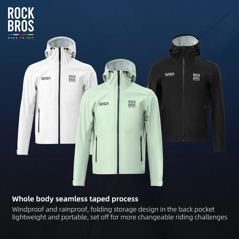 Road-to-Sky Cycling Rain Jacket Waterproof - Image 13