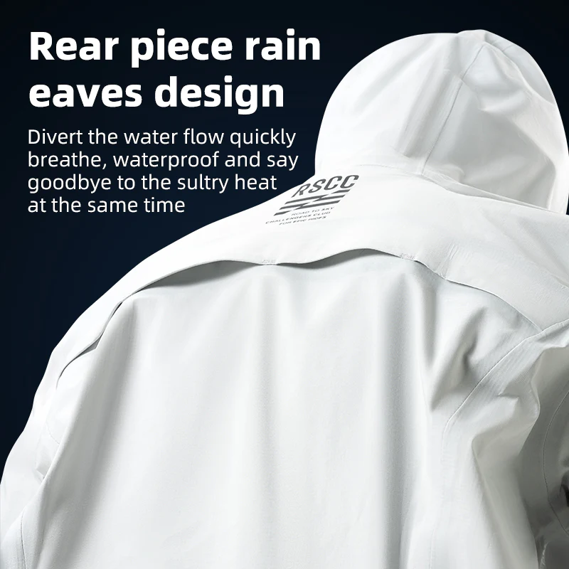 Road-to-Sky Cycling Rain Jacket Waterproof - Image 16