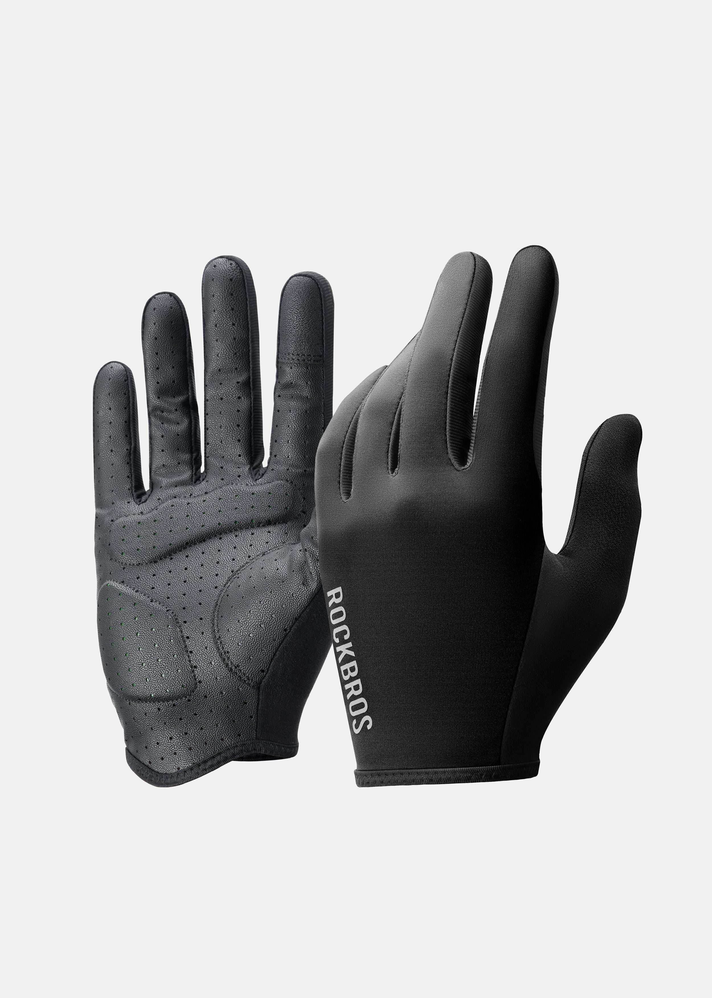 ROCKBROS Road-to-Sky Fine Sheepskin Full Finger Gloves - Image 10