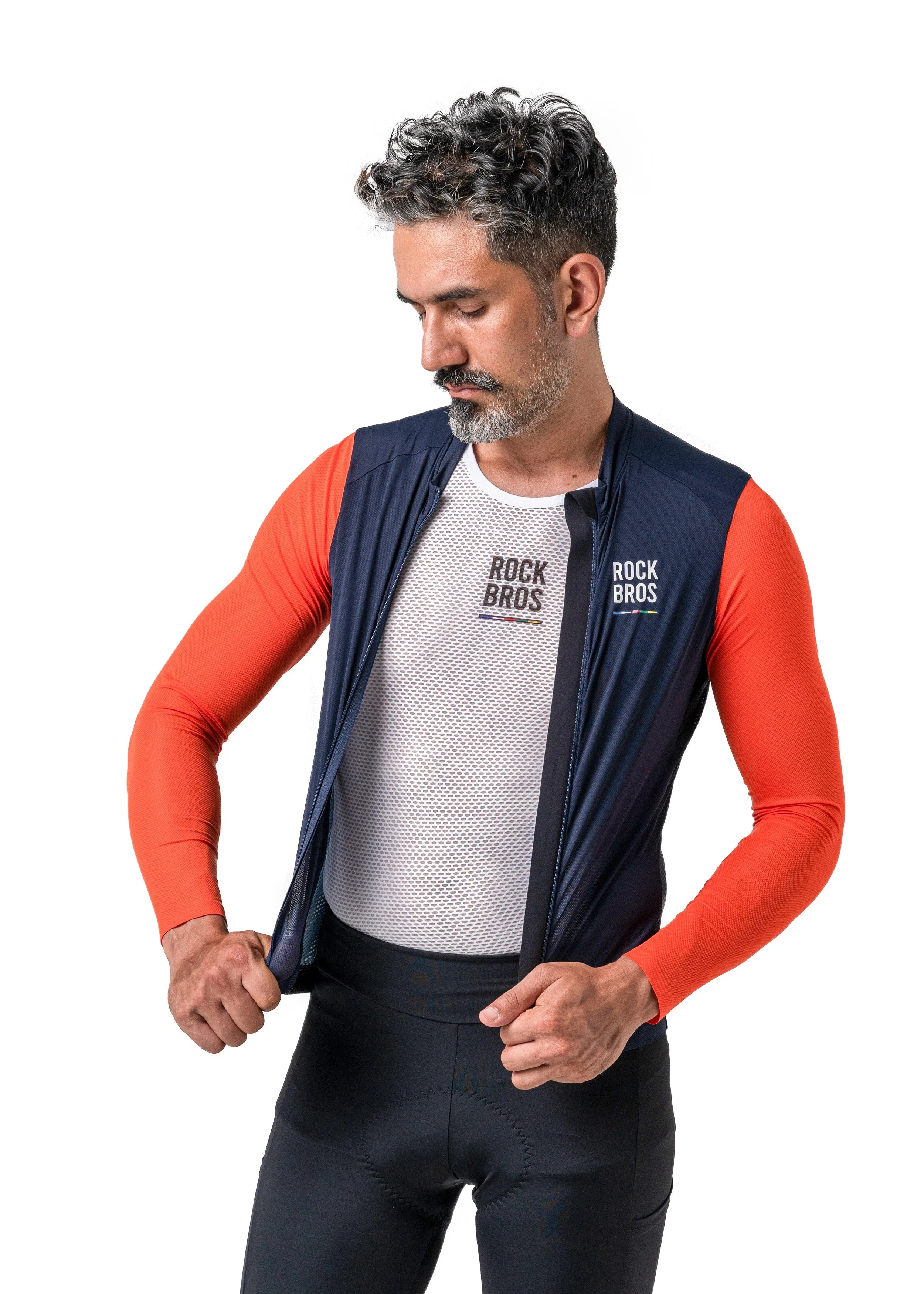 ROCKBROS Road-to-Sky Men's Cycling Long-Sleeved Jersey - Image 11