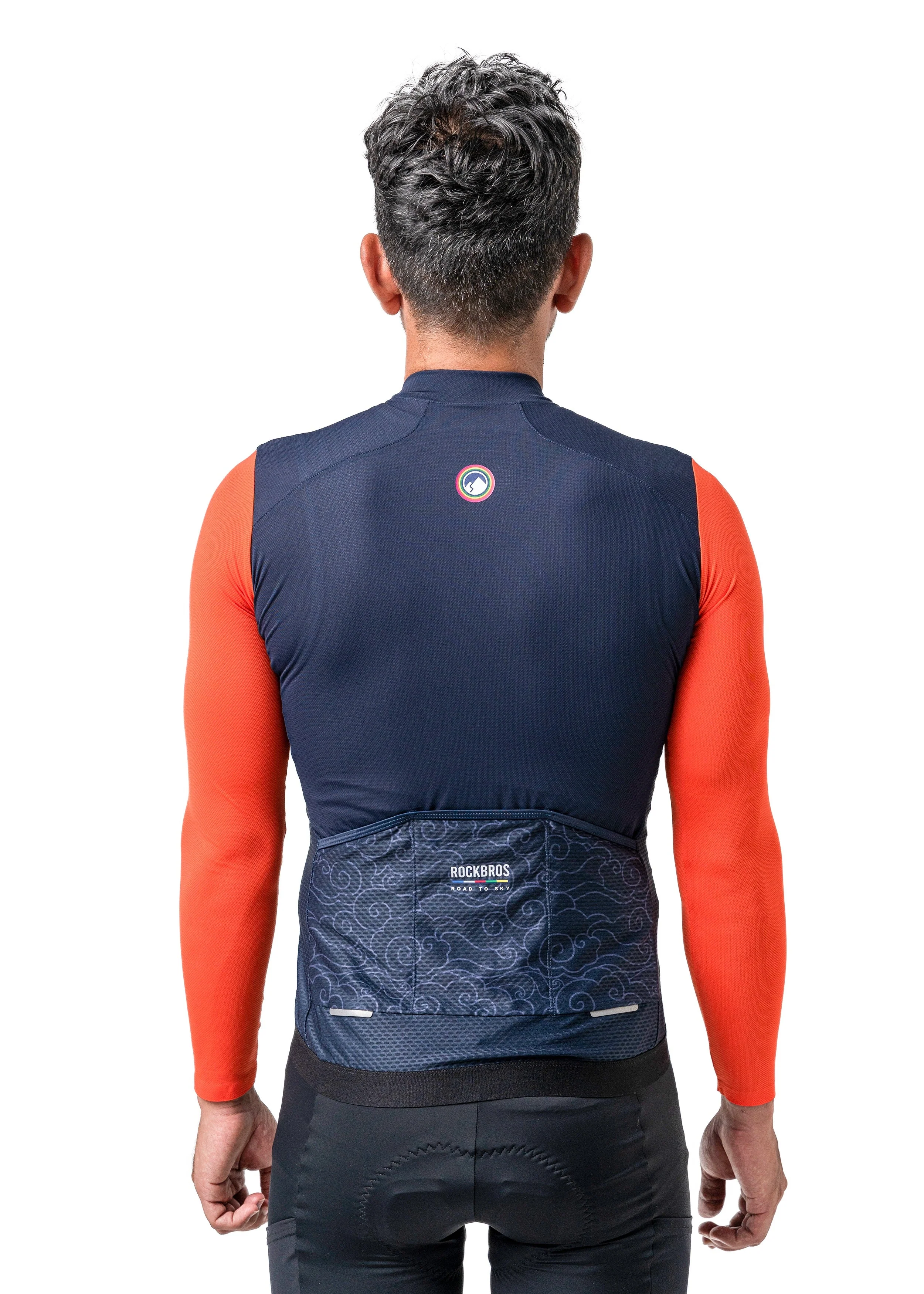 ROCKBROS Road-to-Sky Men's Cycling Long-Sleeved Jersey - Image 13