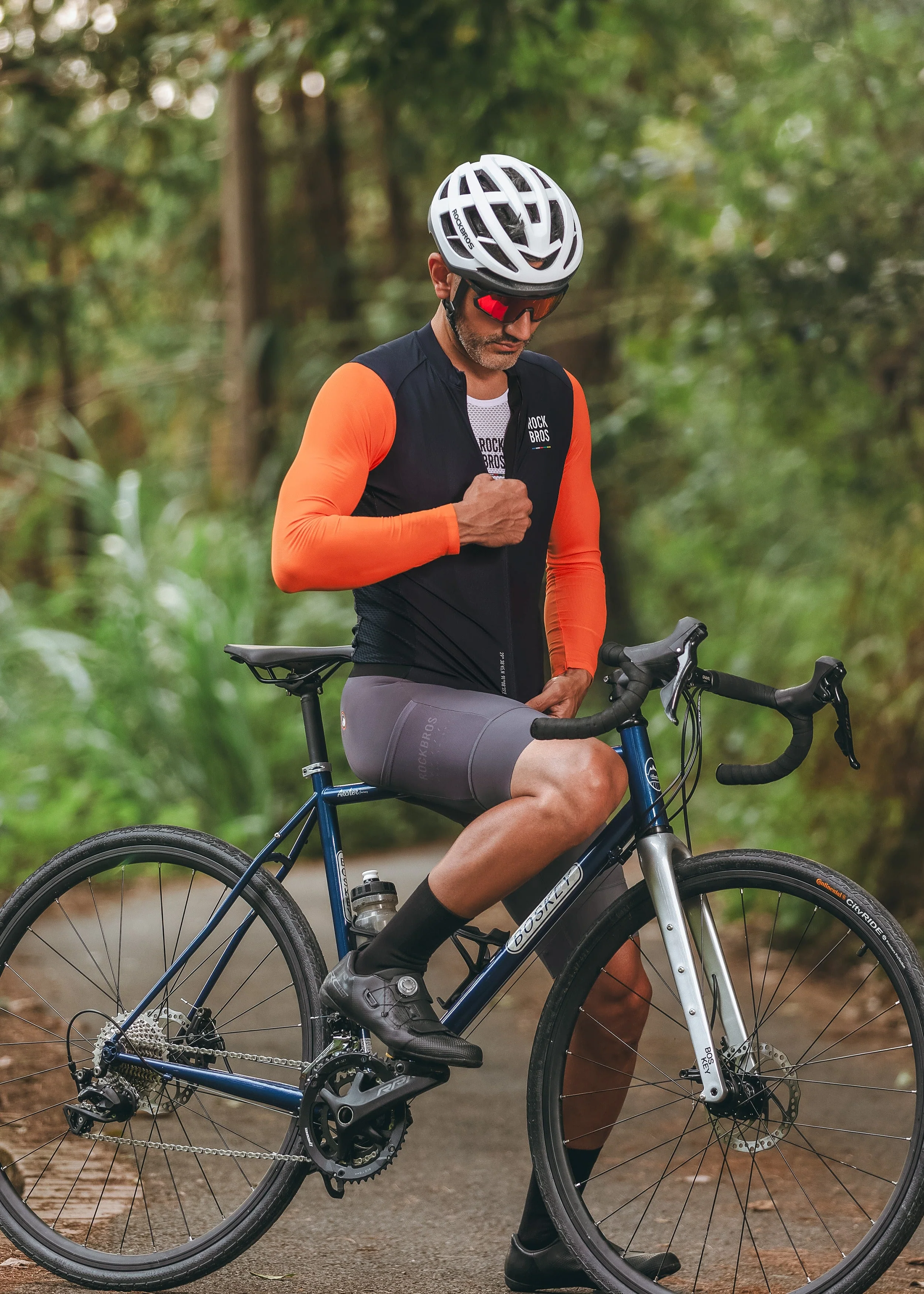ROCKBROS Road-to-Sky Men's Cycling Long-Sleeved Jersey - Image 14