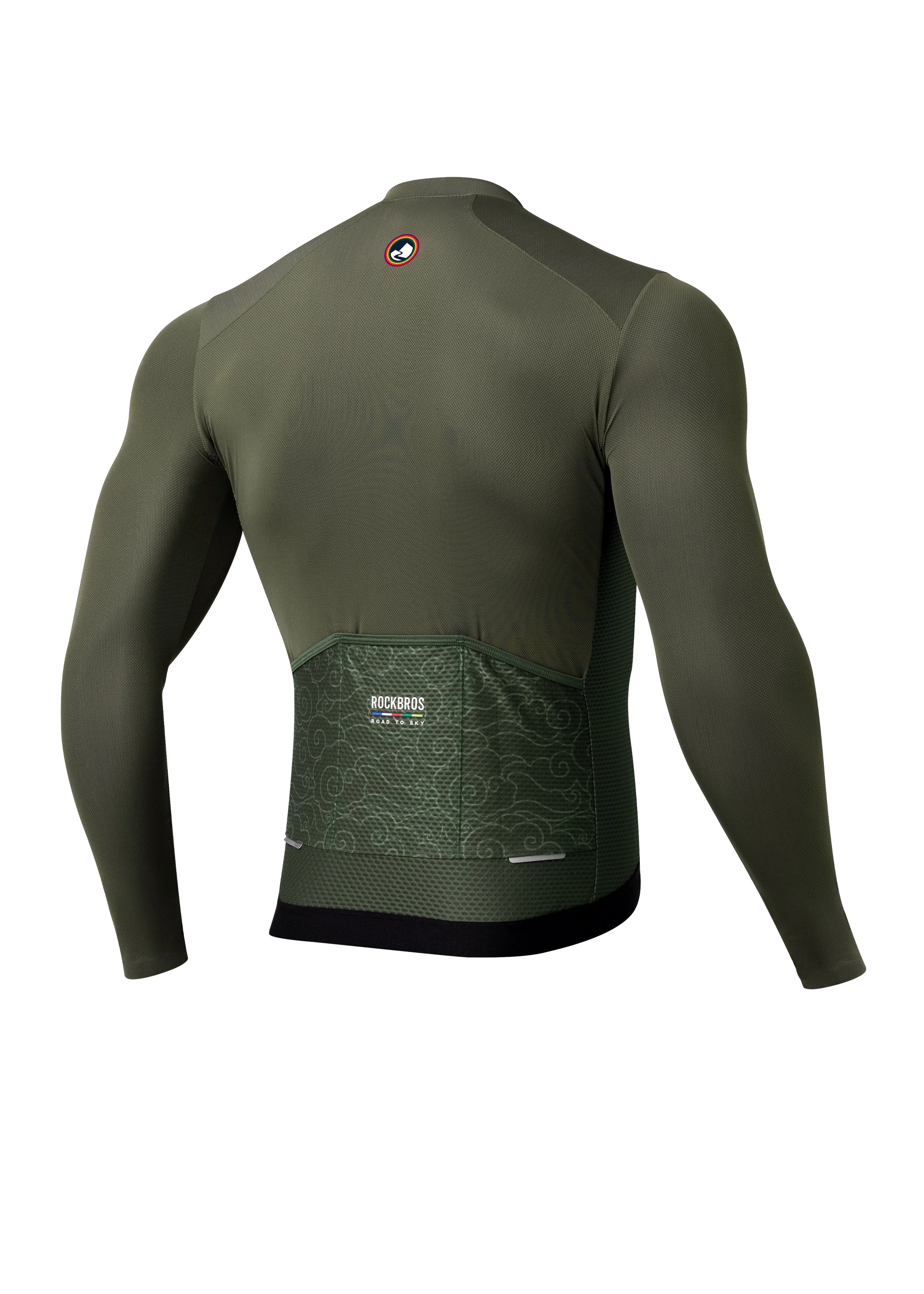 ROCKBROS Road-to-Sky Men's Cycling Long-Sleeved Jersey - Image 2
