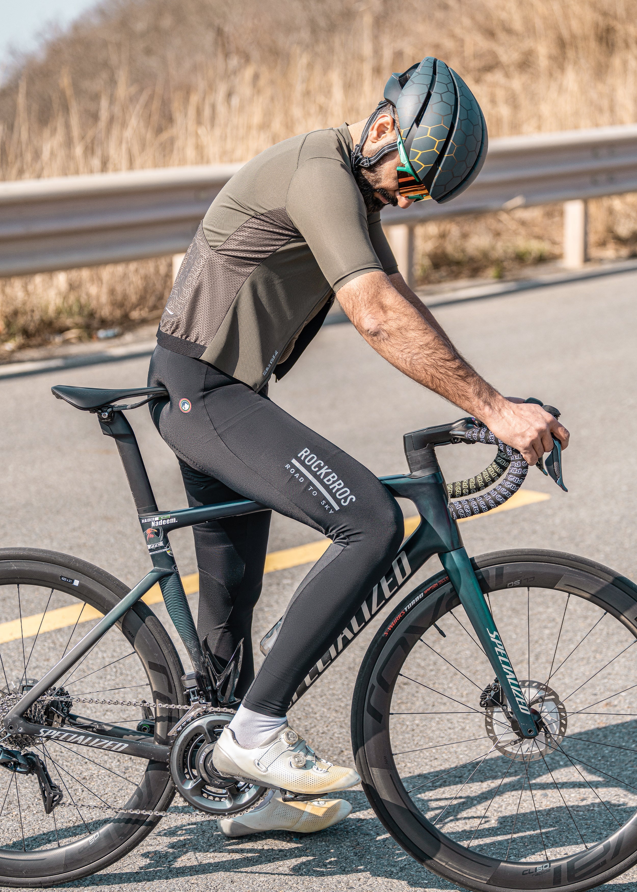Road-to-Sky Men's Cycling Tights - RBCMB106 - Image 6