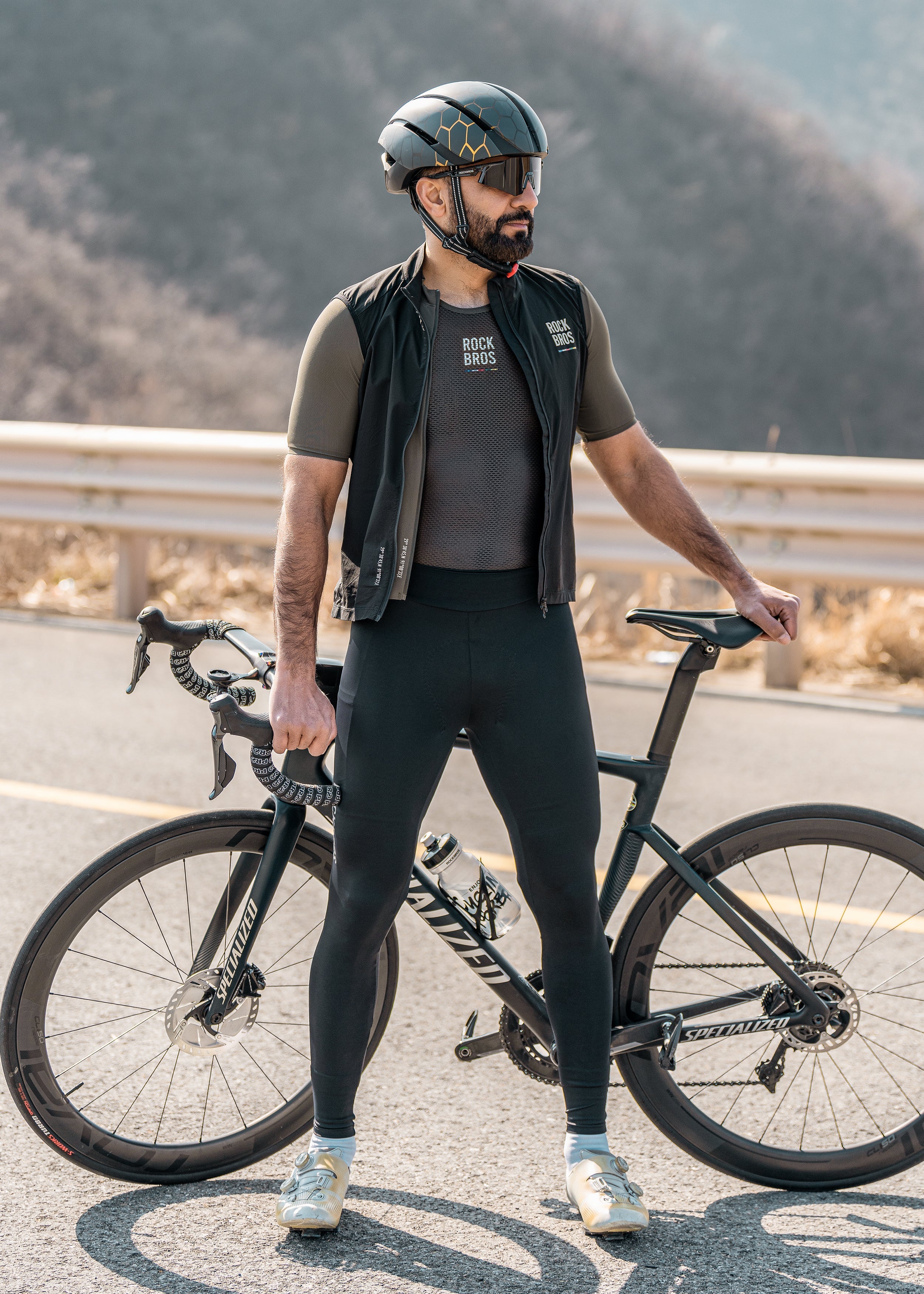Road-to-Sky Men's Cycling Tights - RBCMB106 - Image 7