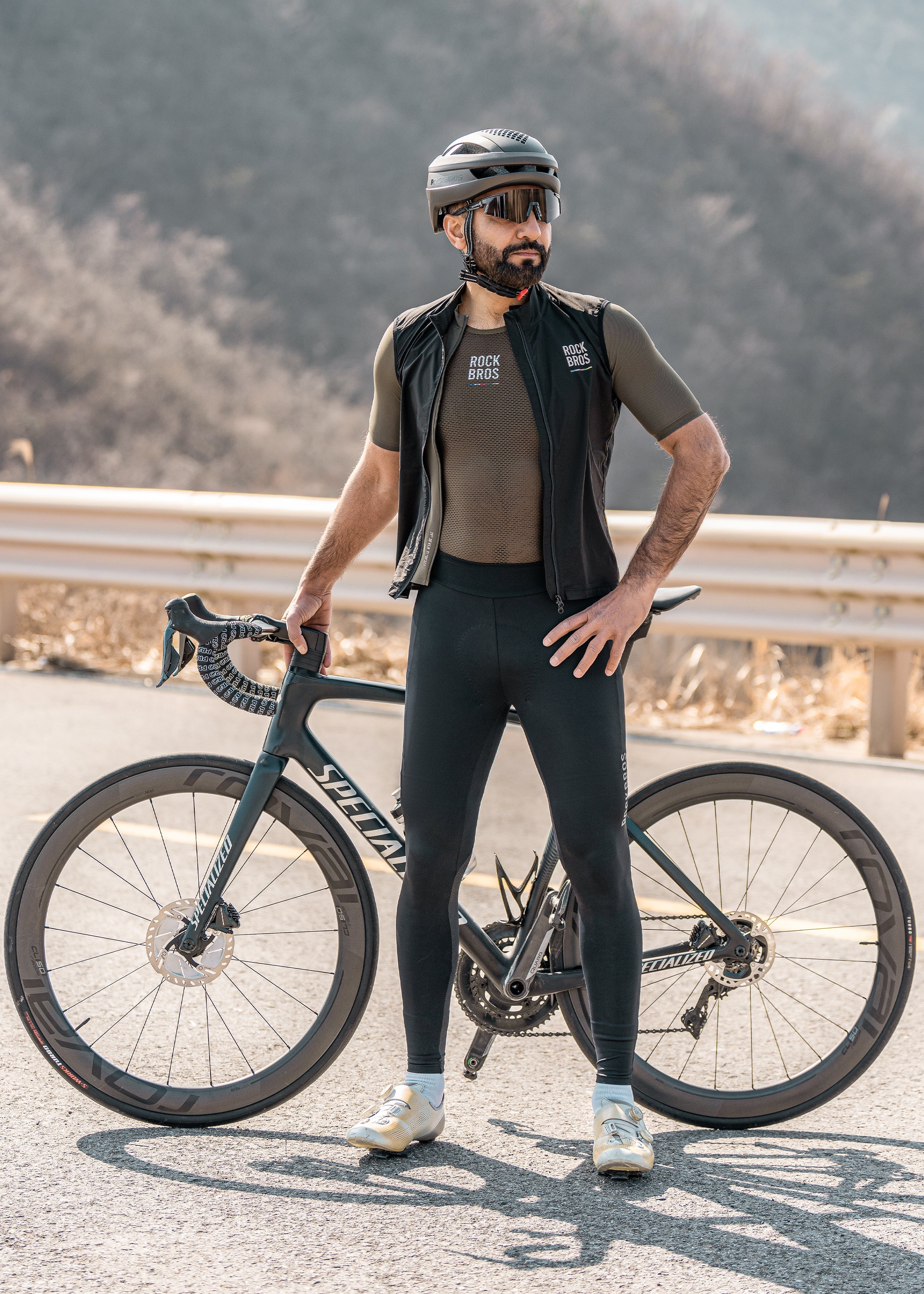 Road-to-Sky Men's Cycling Tights - RBCMB106 - Image 9
