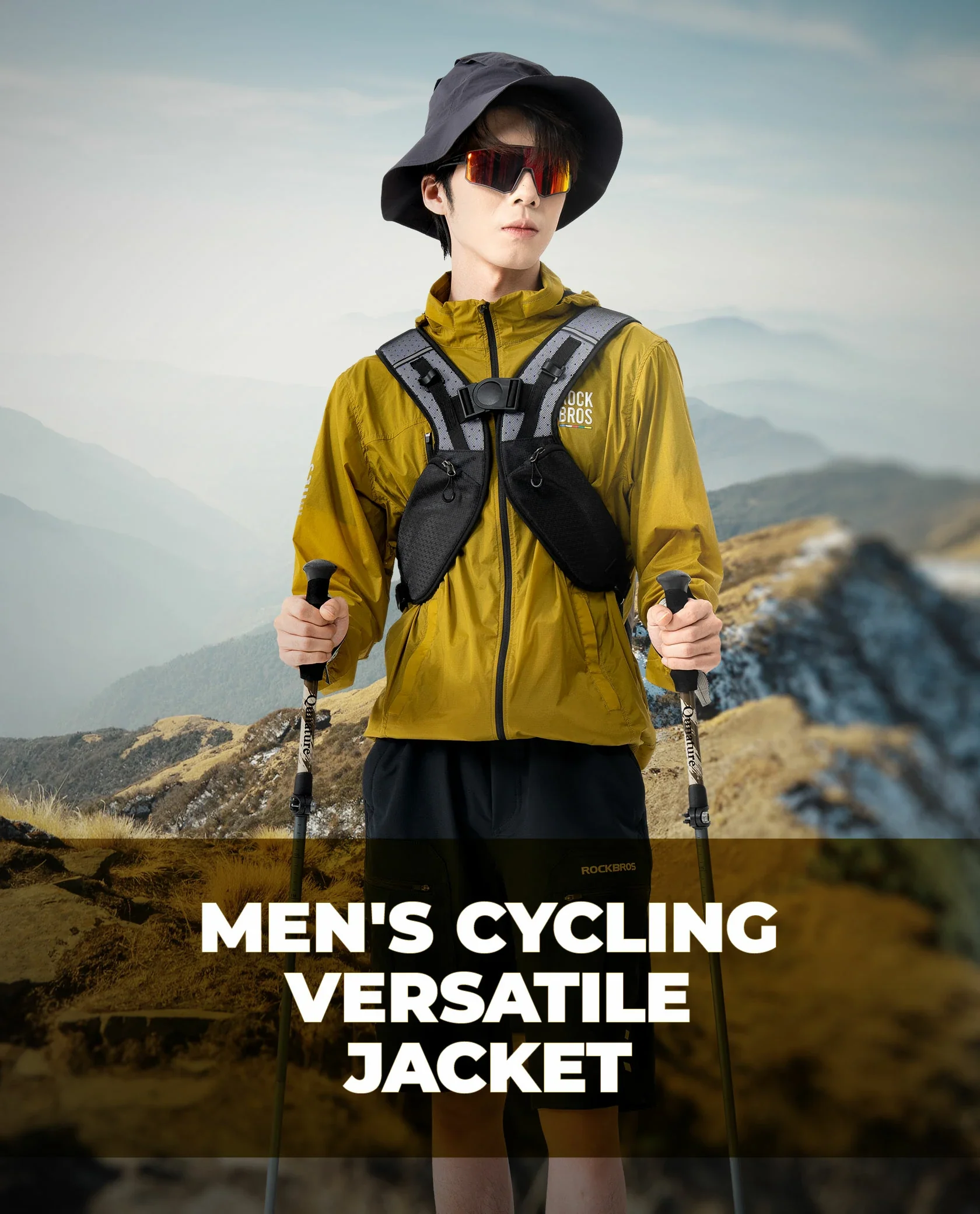 Road to Sky Men's Lightweight Cycling Windbreaker - Image 6