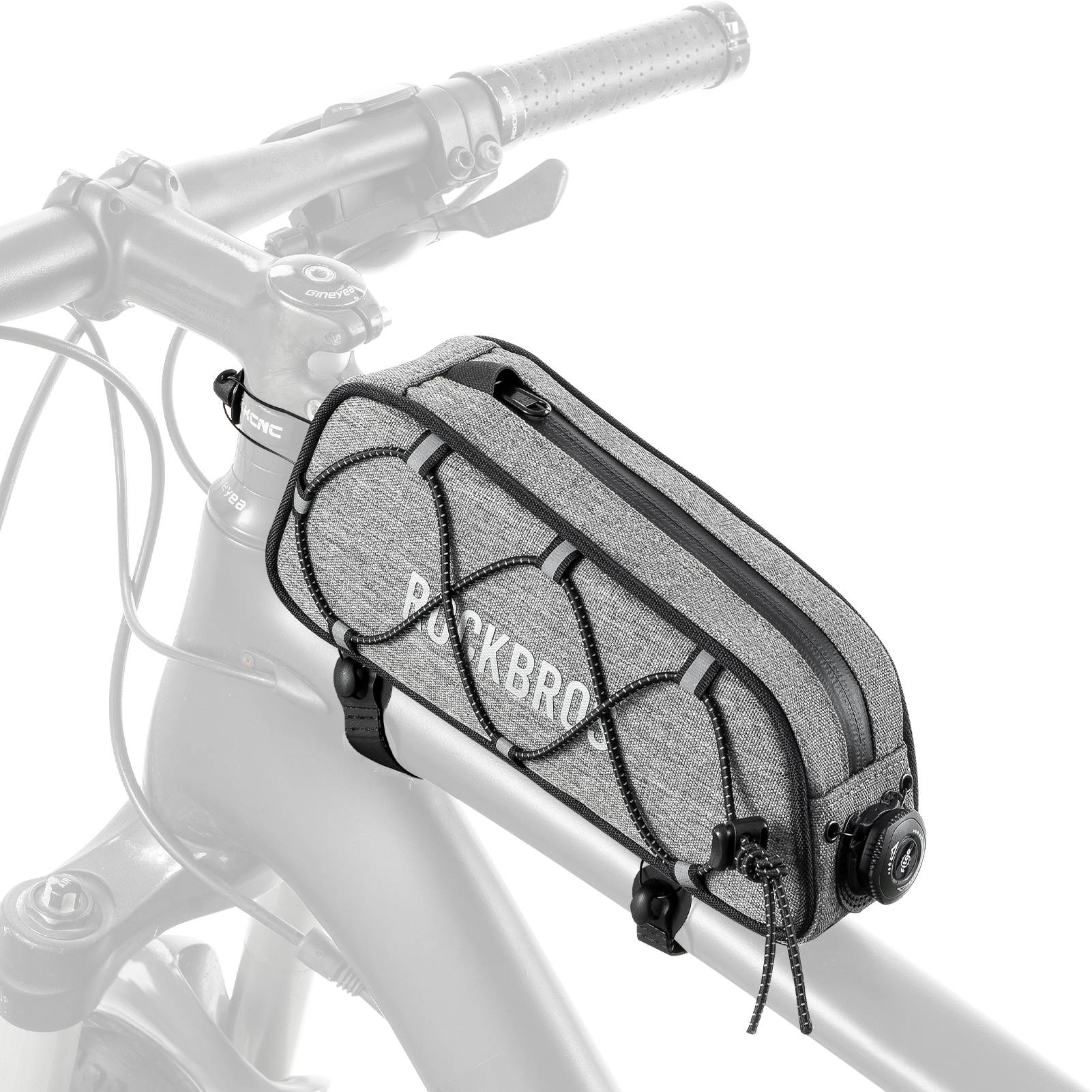 ROCKBROS Road-to-Sky Bicycle Top Tube Bag Frame Bag 0.7L Reflective Bicycle Bag - Image 16