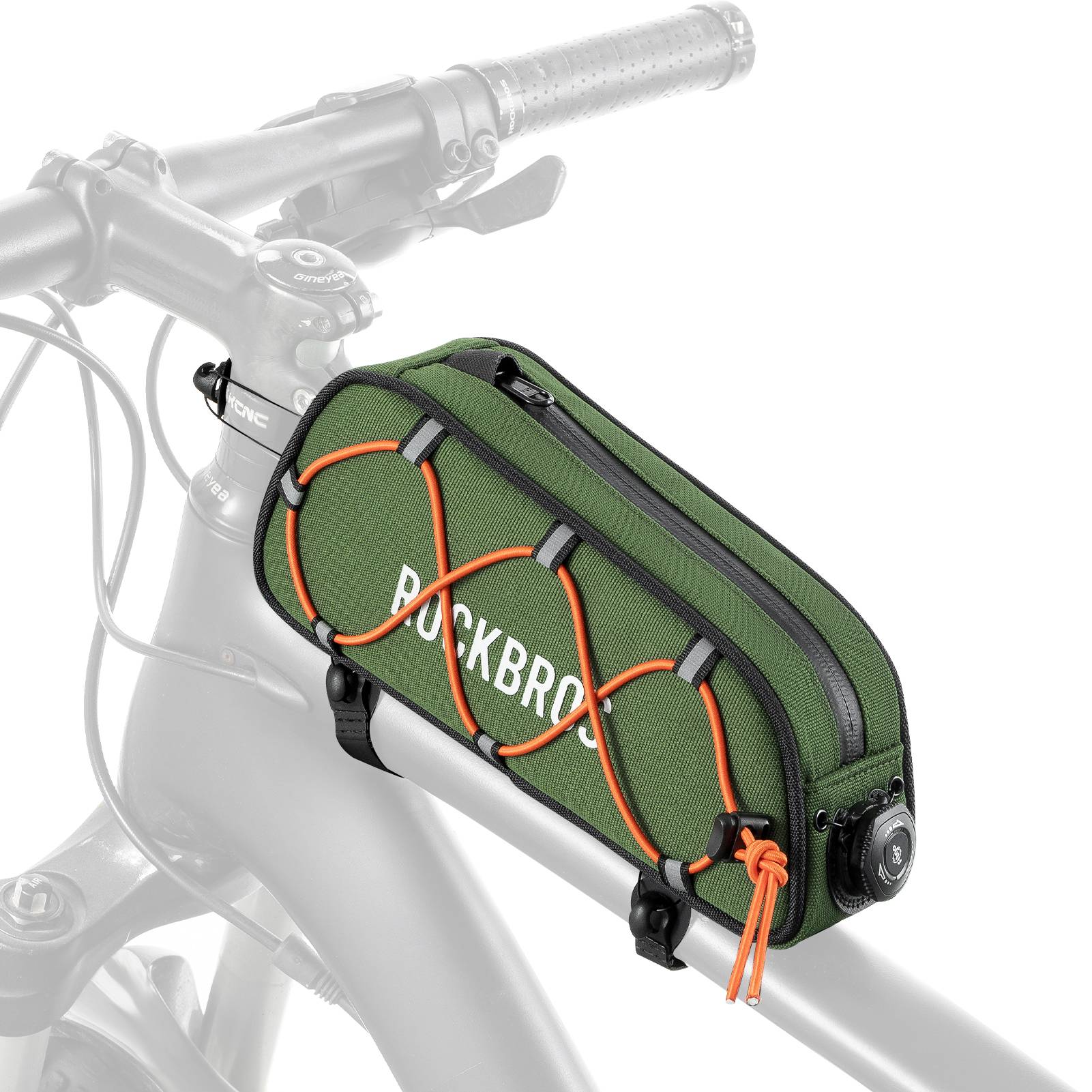 ROCKBROS Road-to-Sky Bicycle Top Tube Bag Frame Bag 0.7L Reflective Bicycle Bag - Image 6