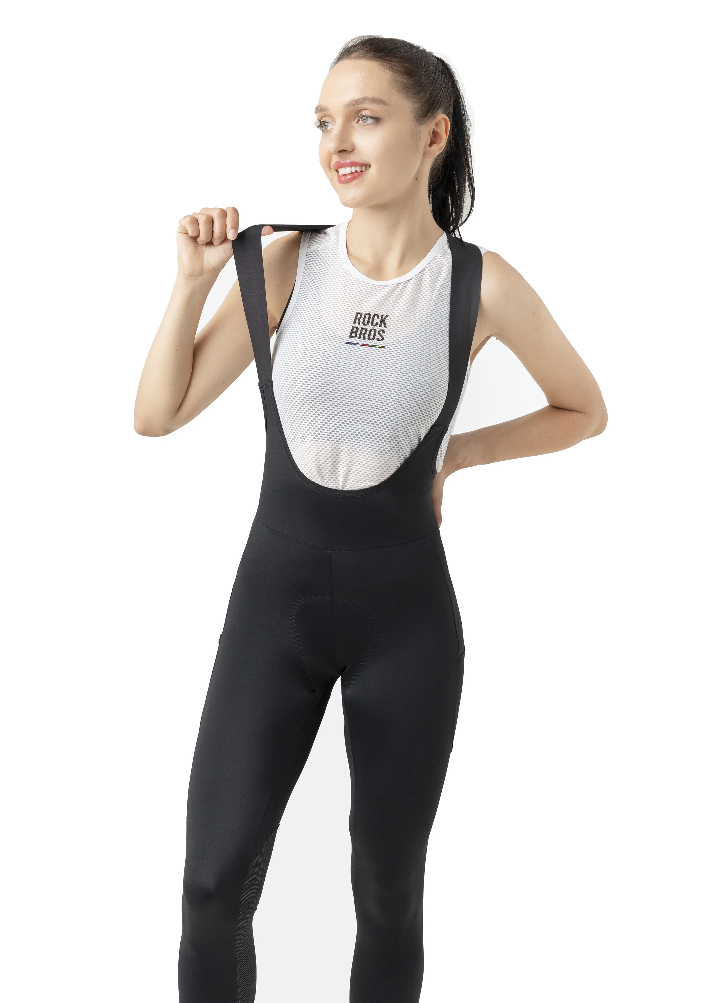ROCKBROS Road-to-Sky Women's Cycling Bib Tights - Image 3