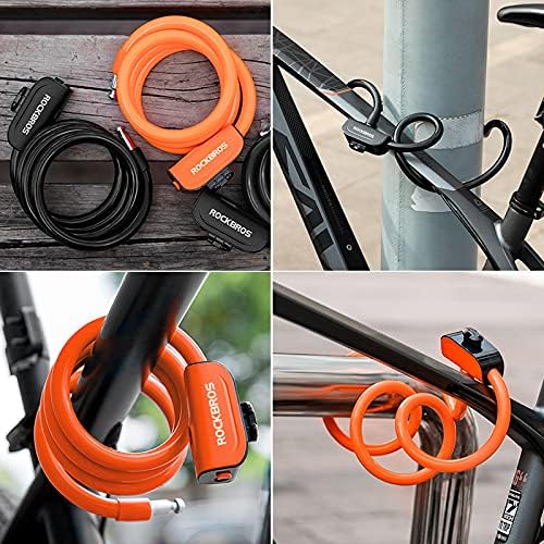 3ft Bike Cable Lock - Secure Lightweight with Mounting Bracket - Image 10