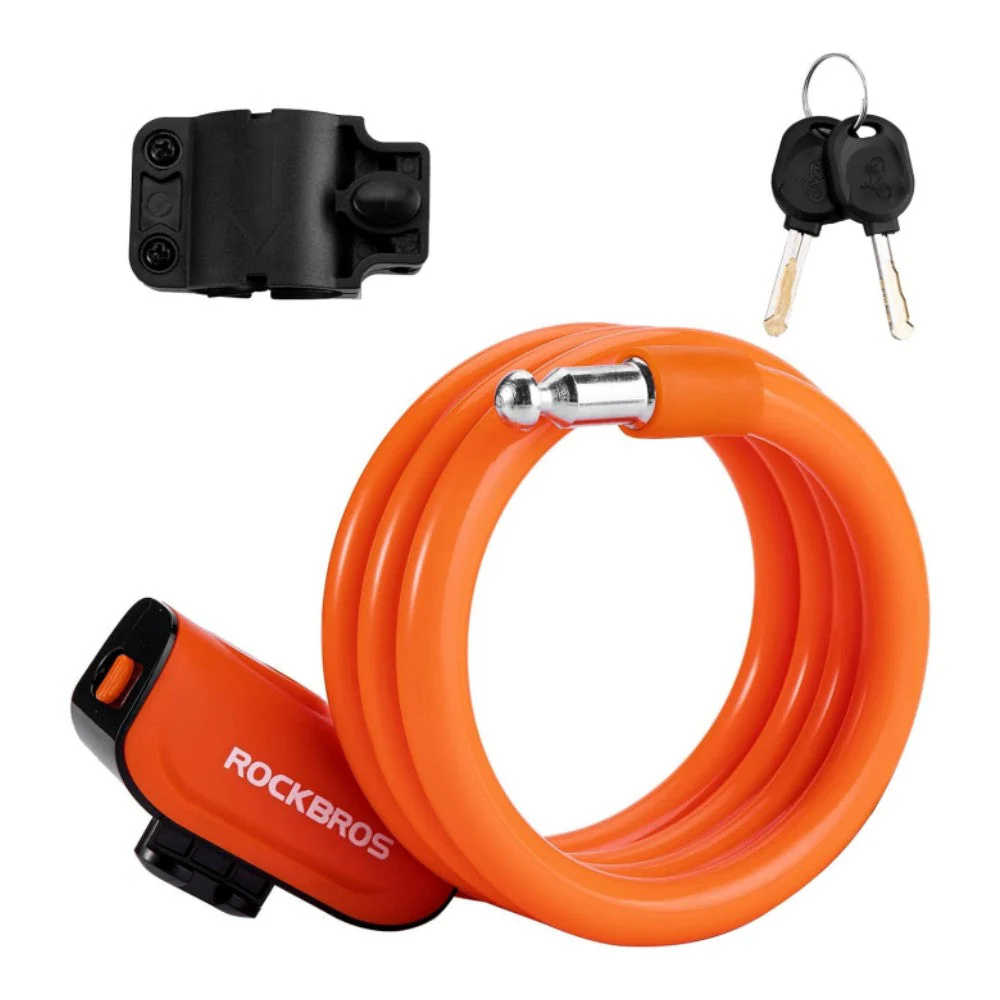 3ft Bike Cable Lock - Secure Lightweight with Mounting Bracket - Image 6