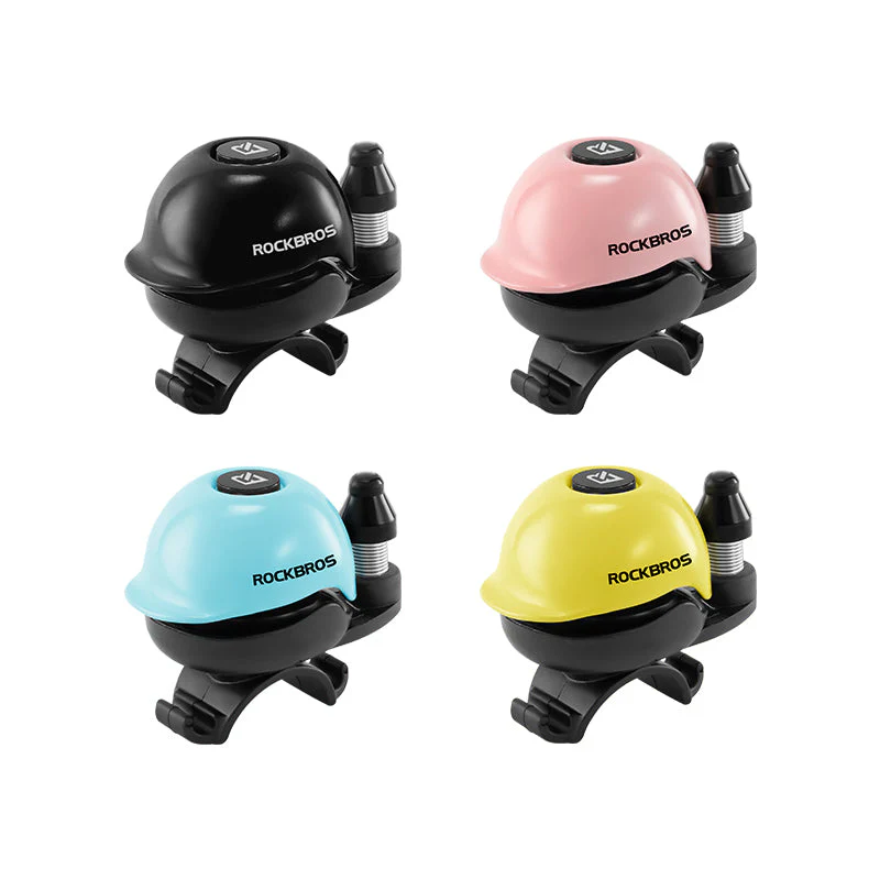 ROCKBROS Bike Bell Aluminum Alloy Helmet-Shaped 80DB - Image 13
