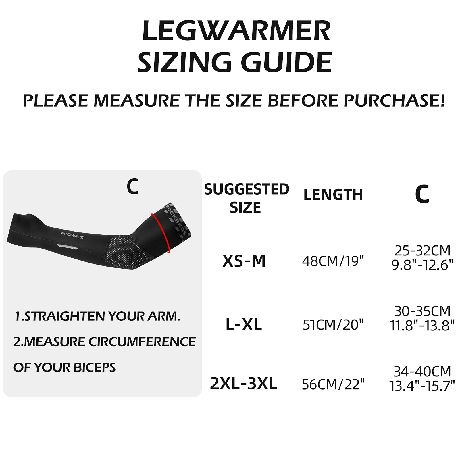 ROCKBROS Anti-slip Unisex Arm Sleeves UV Sun Protection & Windproof - Image 3