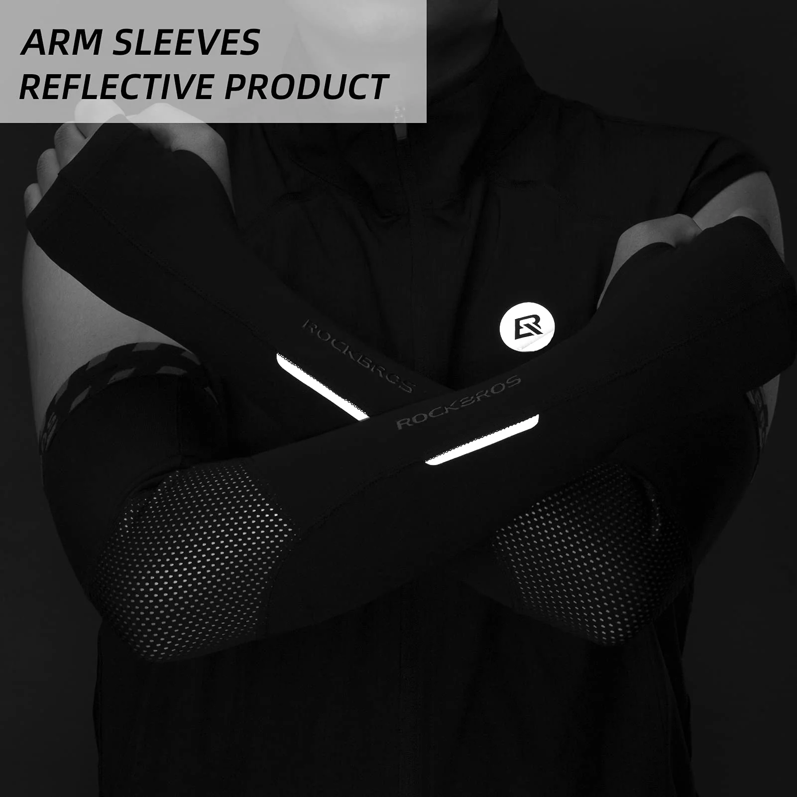 ROCKBROS Anti-slip Unisex Arm Sleeves UV Sun Protection & Windproof - Image 5