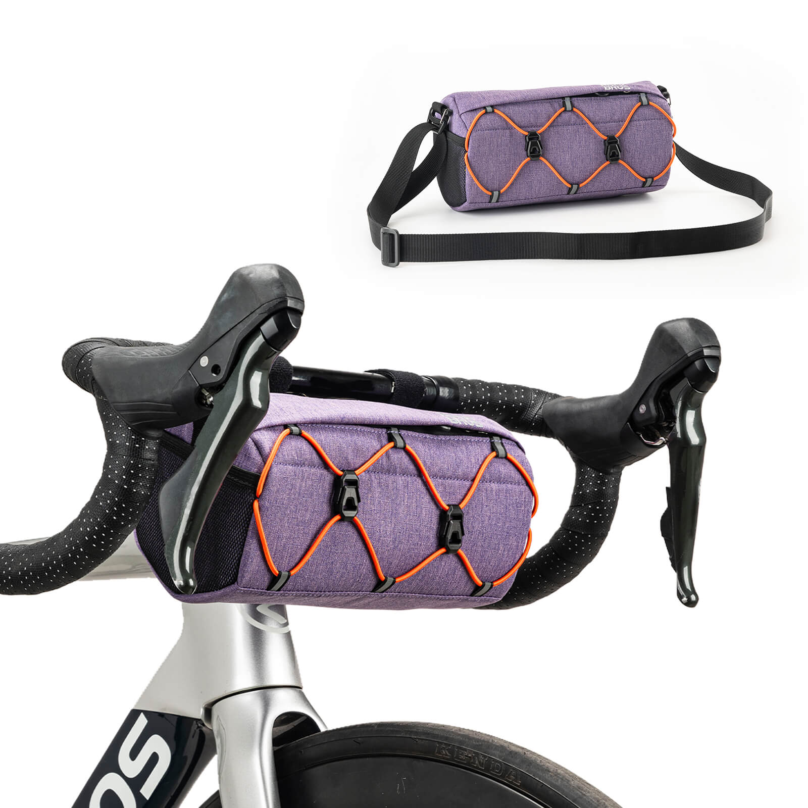 ROCKBROS Bicycle Handlebar Bag With Shoulder Strap 2.2L - Image 5