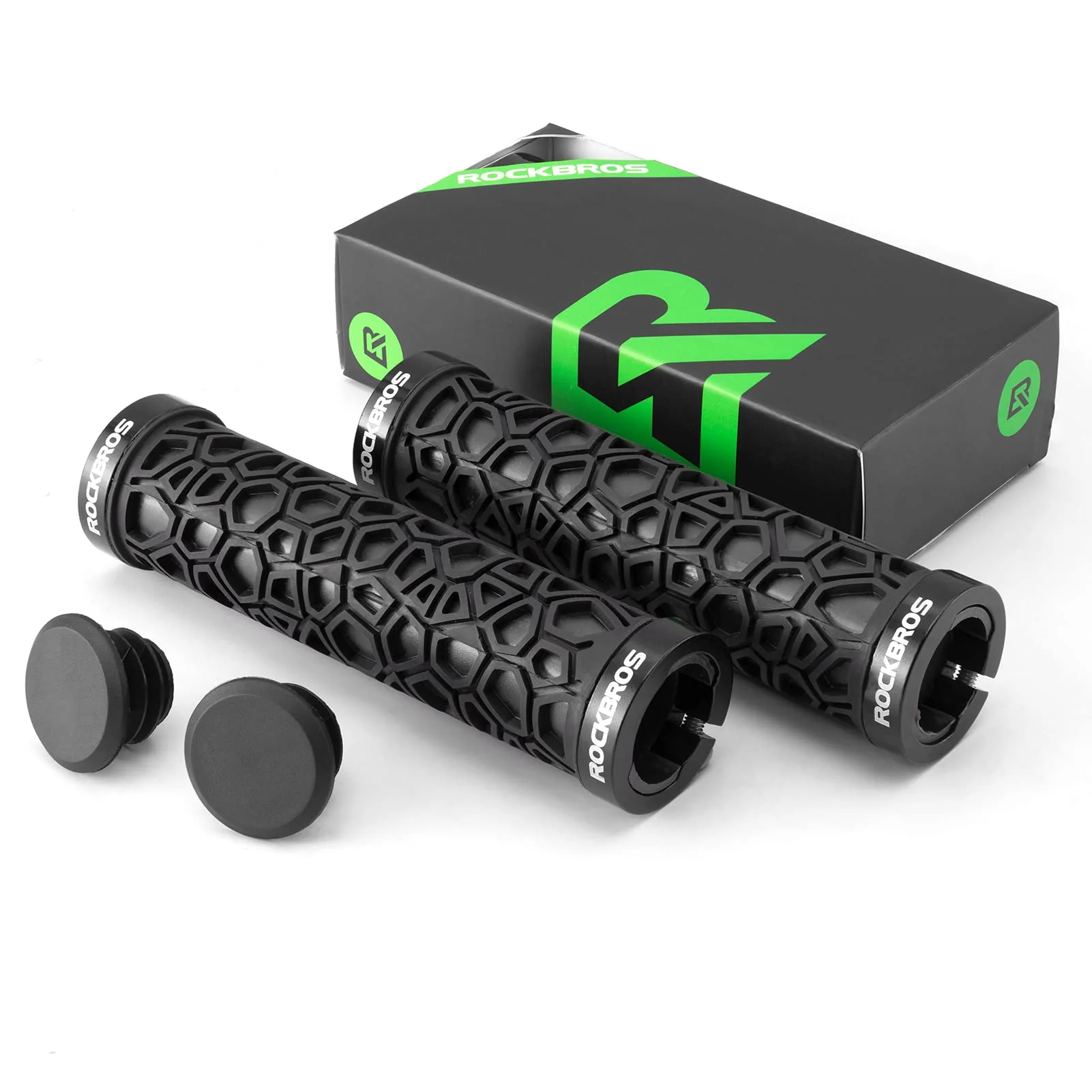 ROCKBROS Bicycle Handlebar Grips Aluminum Alloy Double Lock-on Bike Grips - Image 27