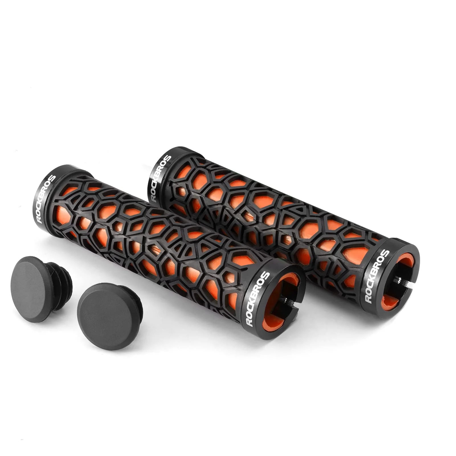 ROCKBROS Bicycle Handlebar Grips Aluminum Alloy Double Lock-on Bike Grips - Image 8