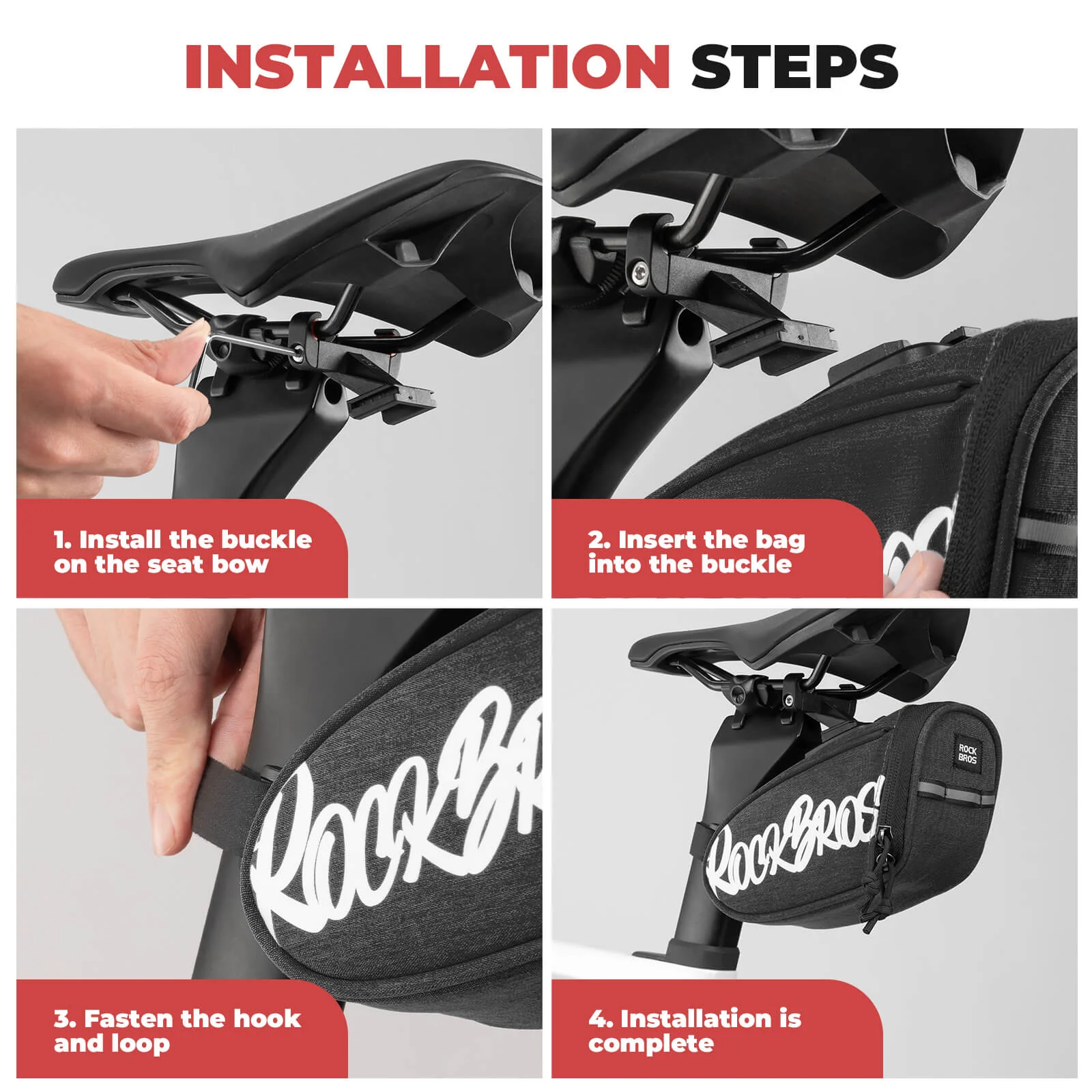 ROCKBROS Bicycle Saddle Bag Portable - G007 - Image 9