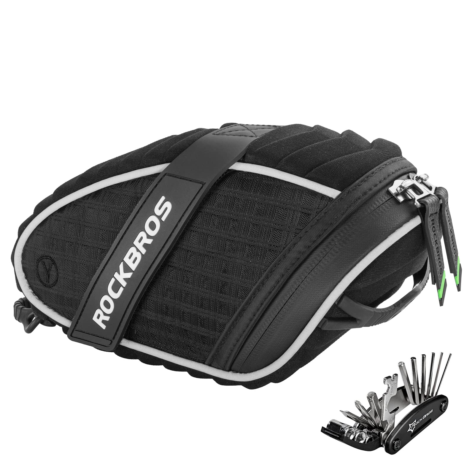 ROCKBROS Bicycle Saddle Bag Under Seat 3D Shell - Image 23