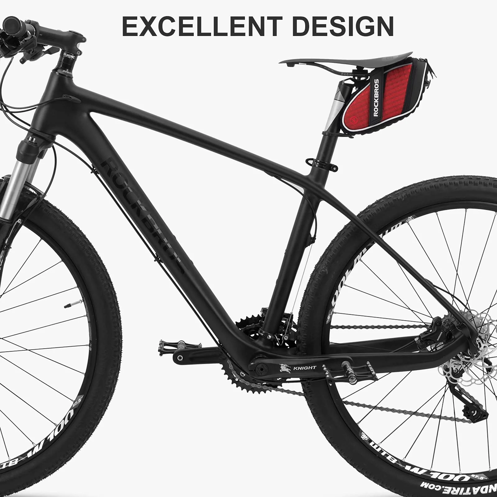 ROCKBROS Bicycle Saddle Bag Under Seat 3D Shell - Image 27