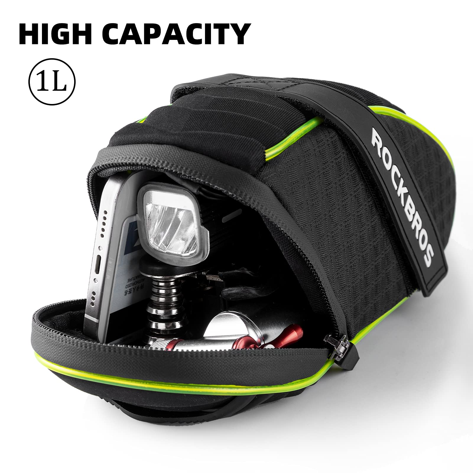 ROCKBROS Bicycle Saddle Bag Under Seat 3D Shell - Image 45