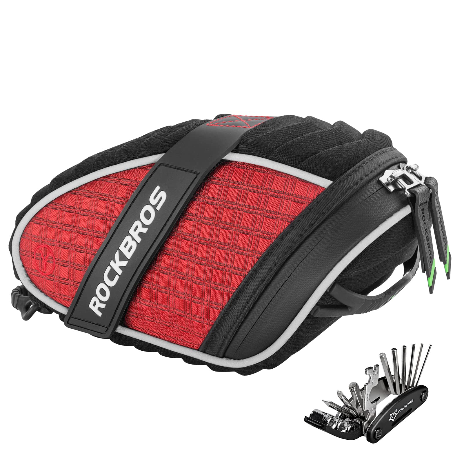 ROCKBROS Bicycle Saddle Bag Under Seat 3D Shell - Image 8