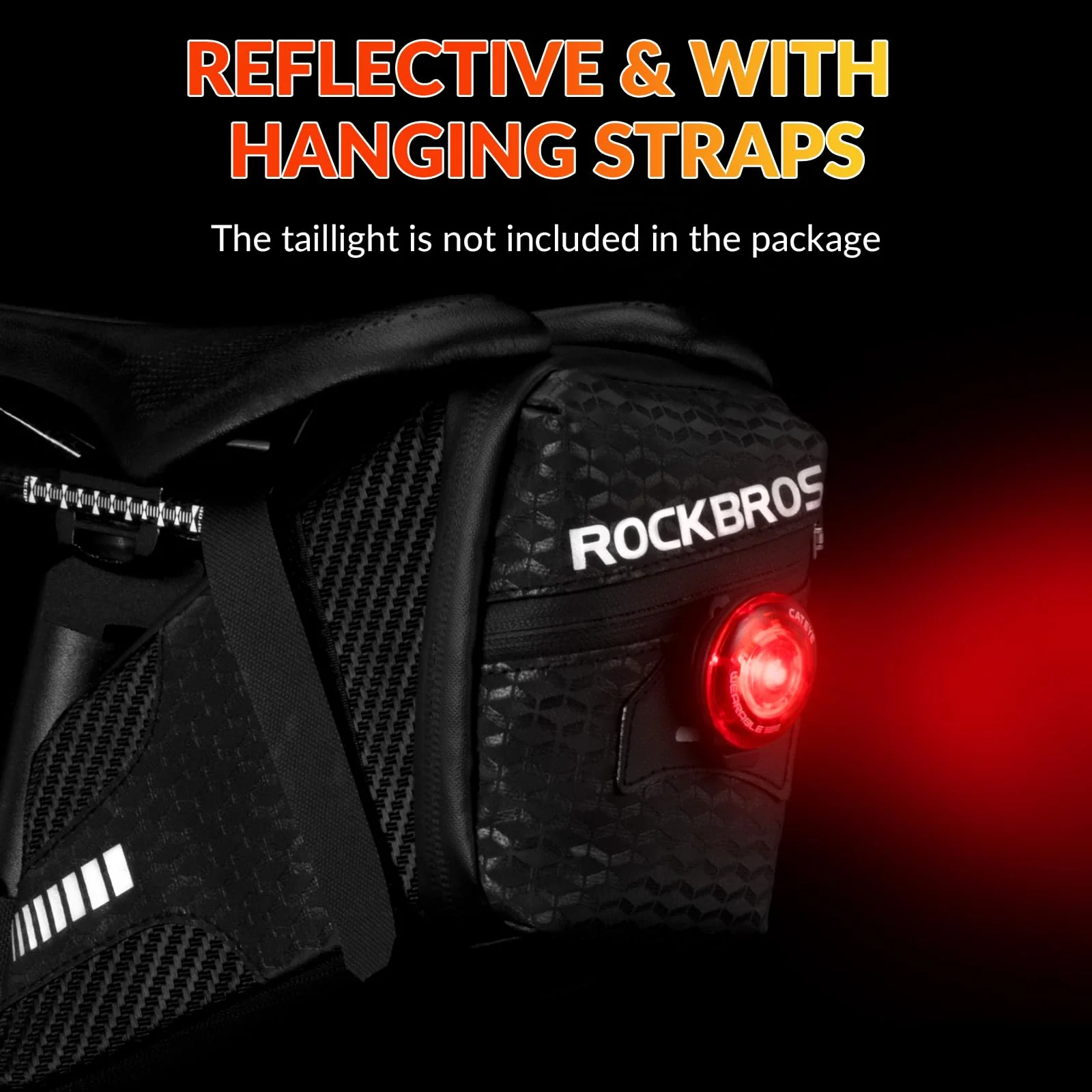 ROCKBROS Bicycle Saddle Bag Waterproof Reflective Cycling Seatpost Bag 1.5L - Image 5