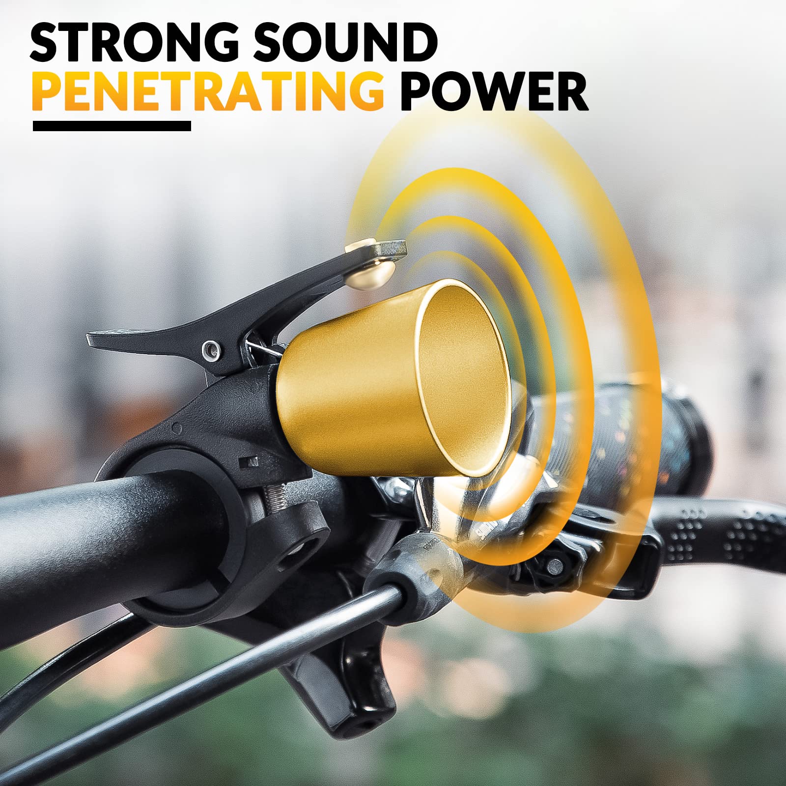 Loud Brass Bike Bell with Clear Ring for MTB - Image 13