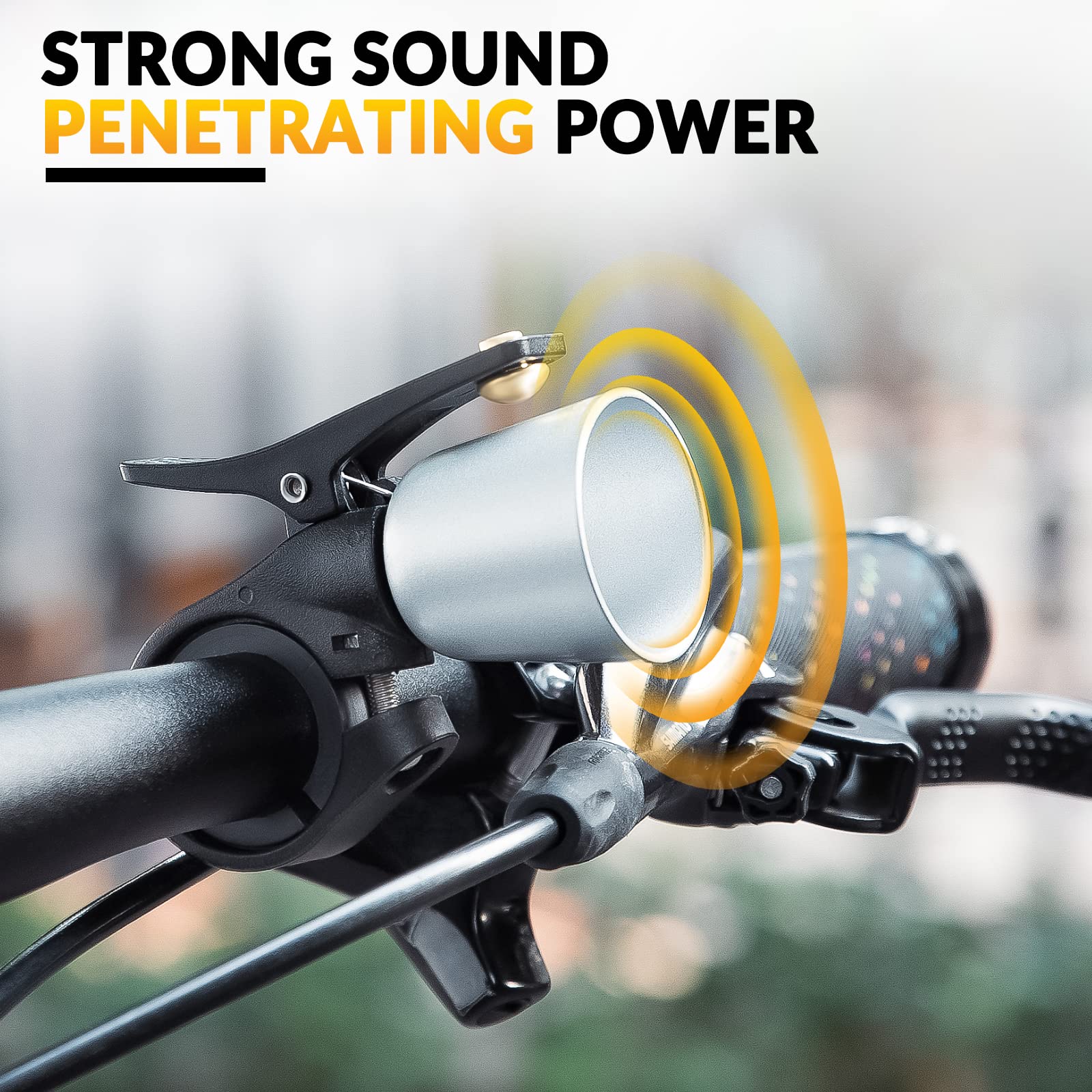 Loud Brass Bike Bell with Clear Ring for MTB - Image 18