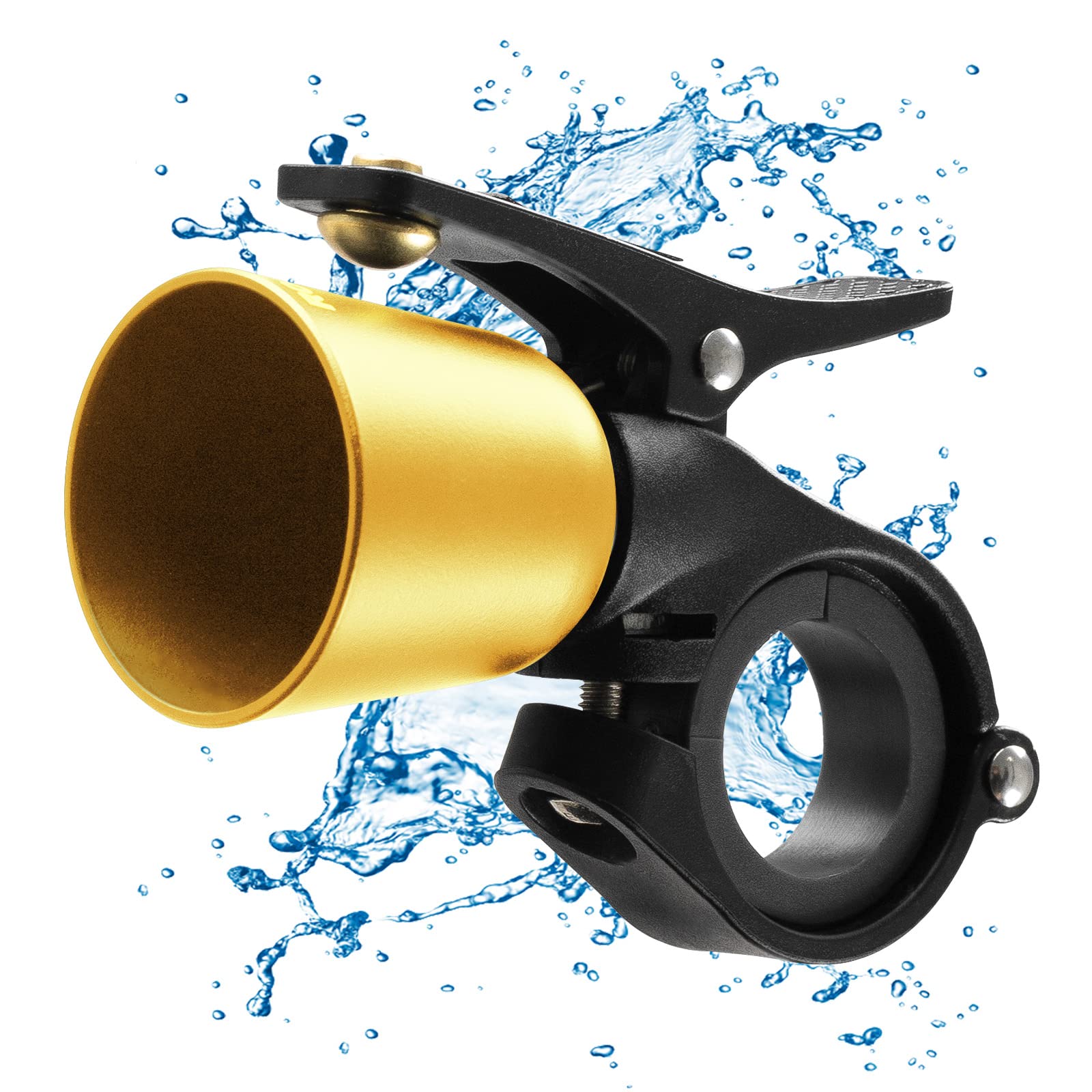 Loud Brass Bike Bell with Clear Ring for MTB - Image 3