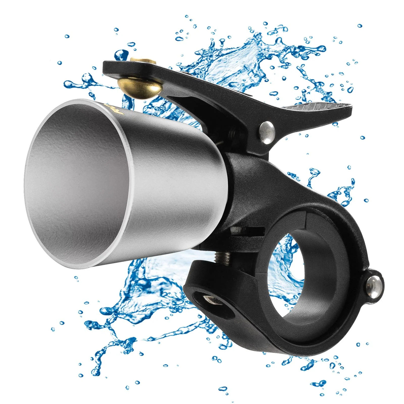 Loud Brass Bike Bell with Clear Ring for MTB - Image 4
