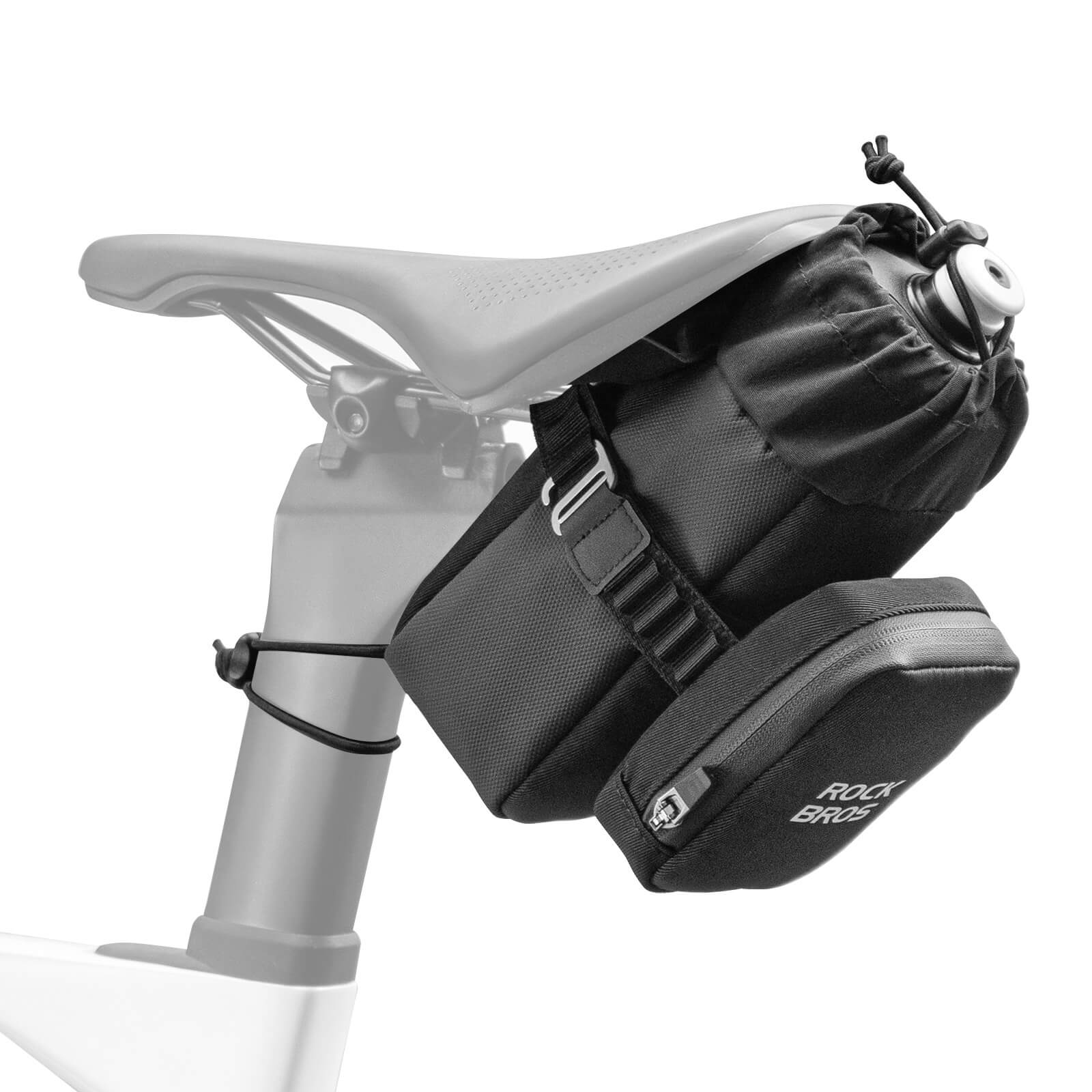 ROCKBROS Bike Bottle & Saddle Bag 2-in-1