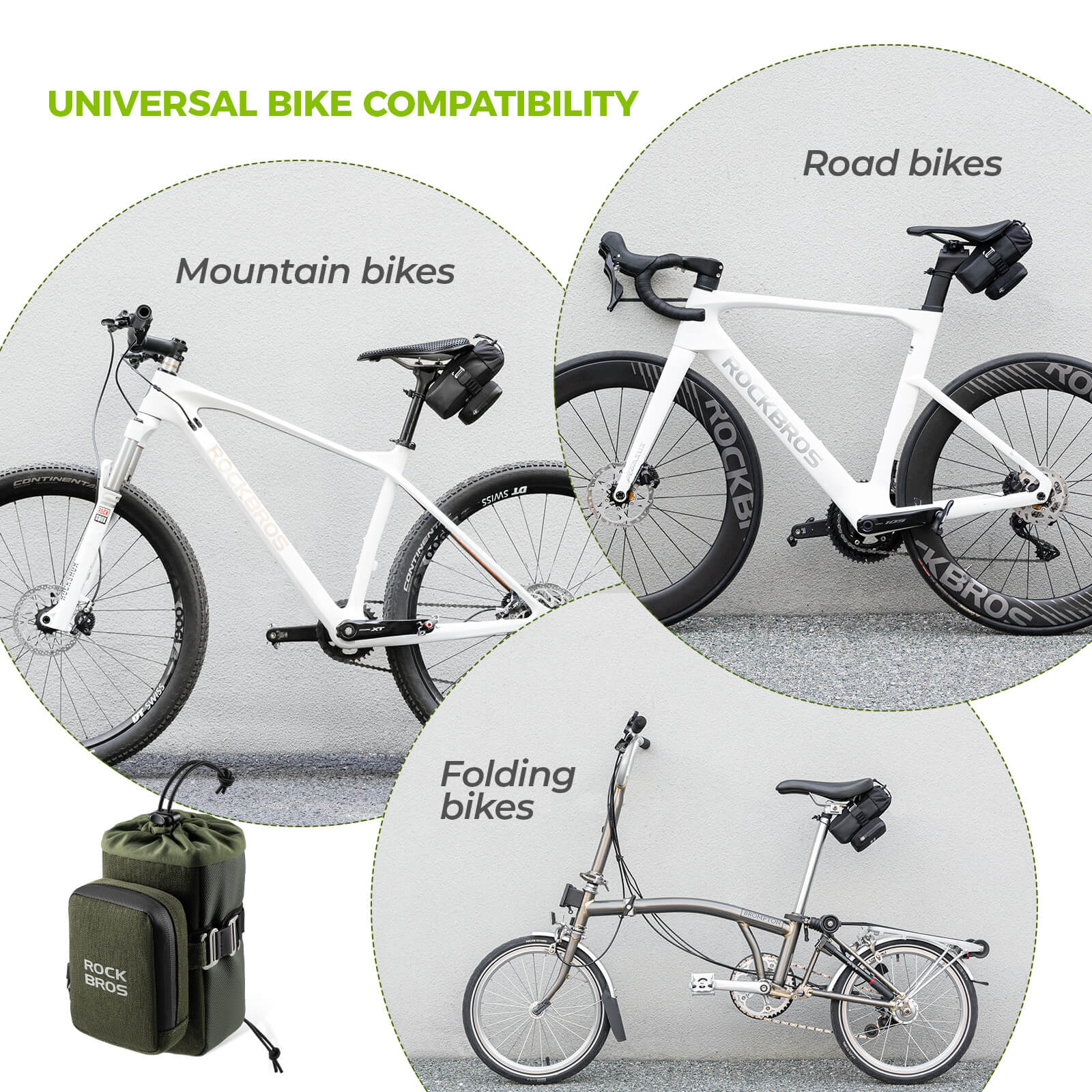 ROCKBROS Bike Bottle & Saddle Bag 2-in-1 - Image 8