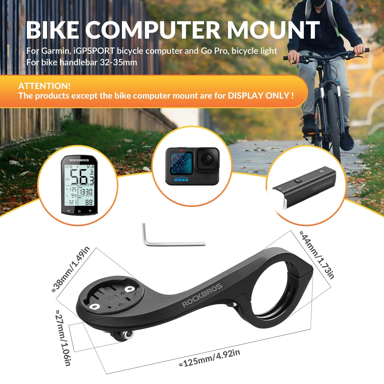 ROCKBROS Bike Computer Mount GPS Mount - Image 5