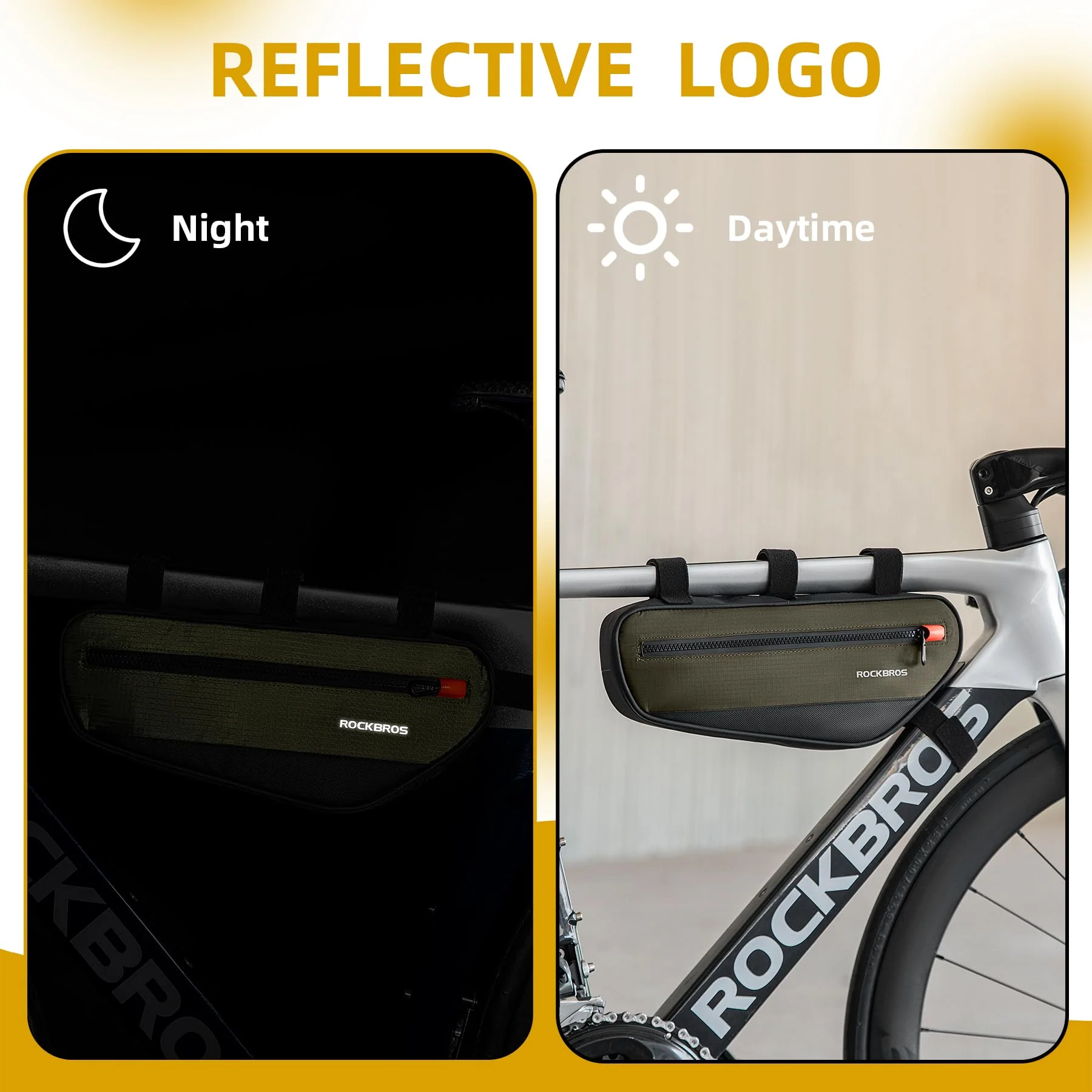 ROCKBROS Bike Frame Triangle Bag 1.5L - Image 5
