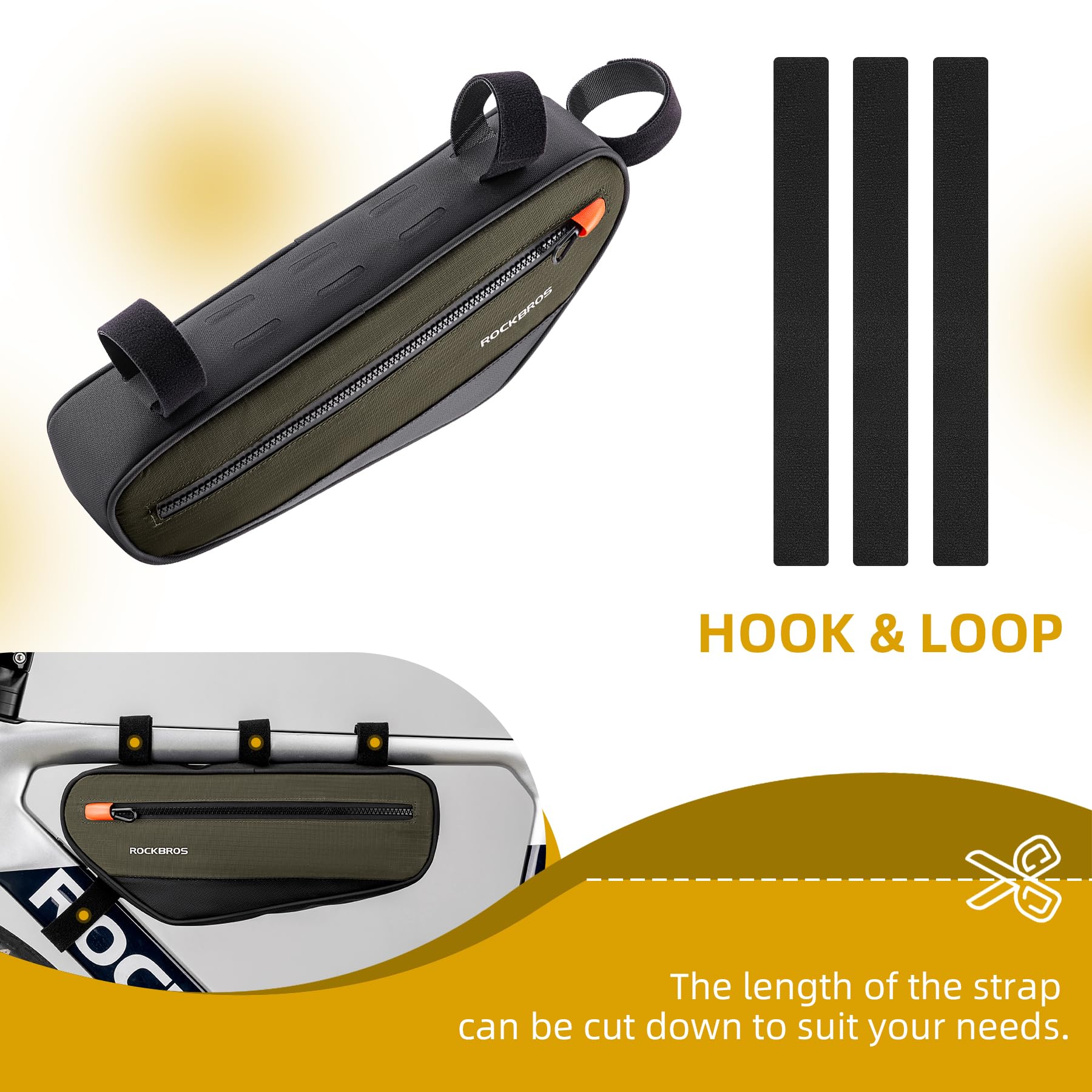 ROCKBROS Bike Frame Triangle Bag 1.5L - Image 6
