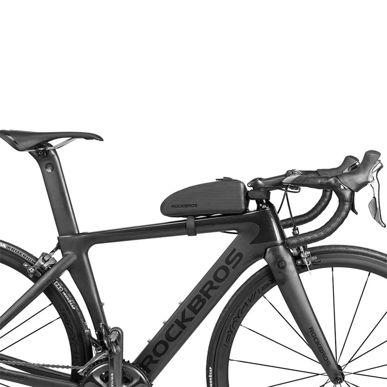 ROCKBROS Bike Frame Bag Waterproof Nylon Top Tube Bag 1L/1.6L - Image 7