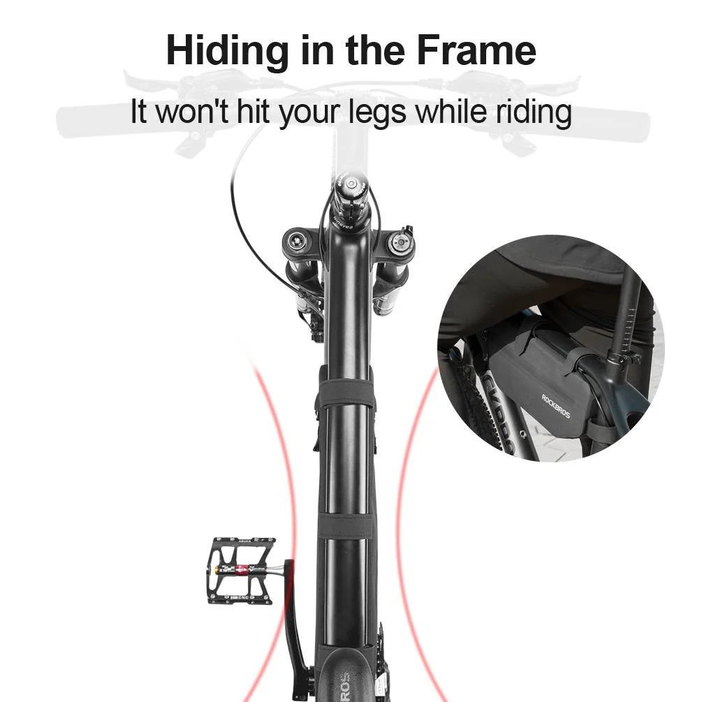 ROCKBROS Bike Frame Bag Waterproof Top Tube Triangle Bag - Image 13