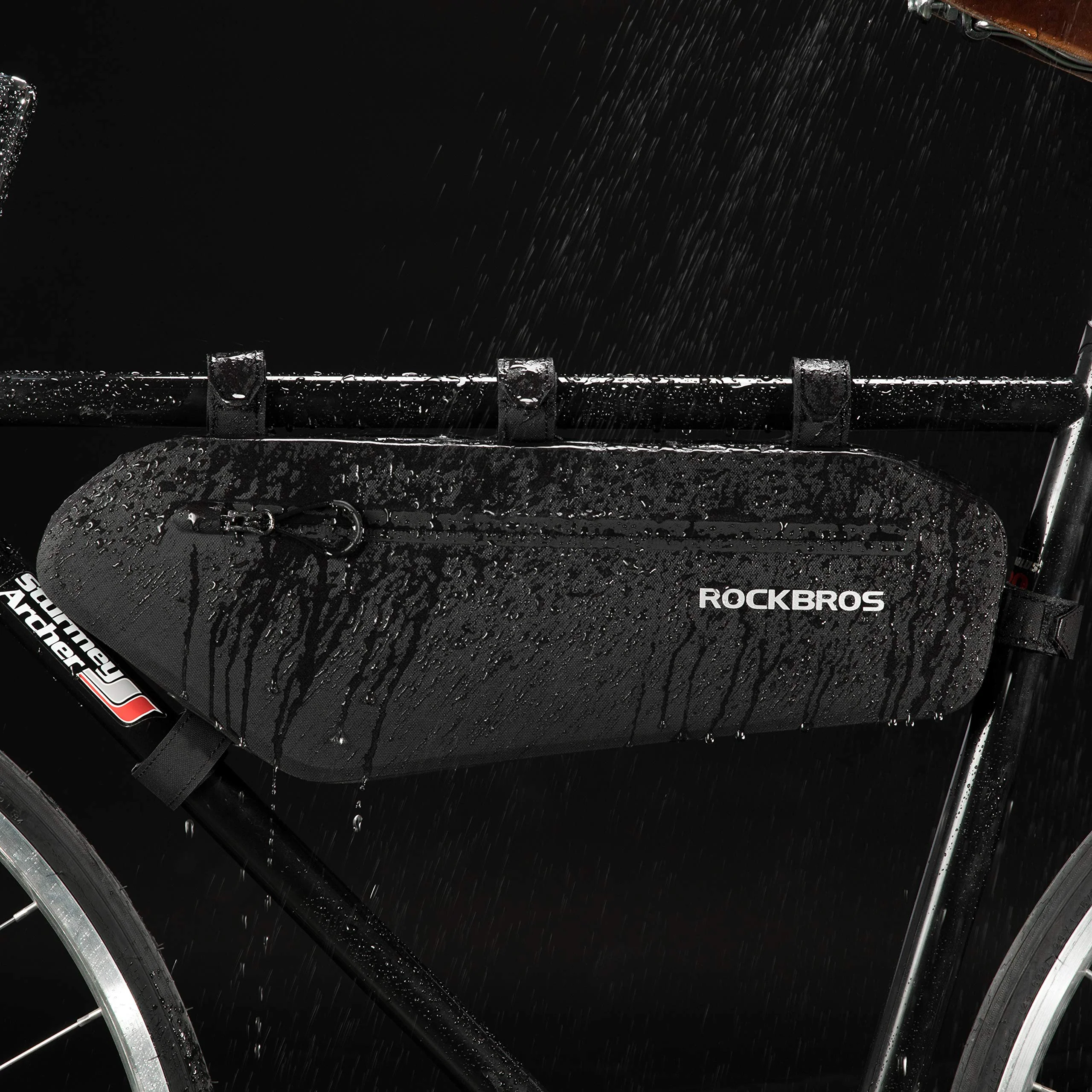 ROCKBROS Bike Frame Bag Waterproof Top Tube Triangle Bag - Image 14