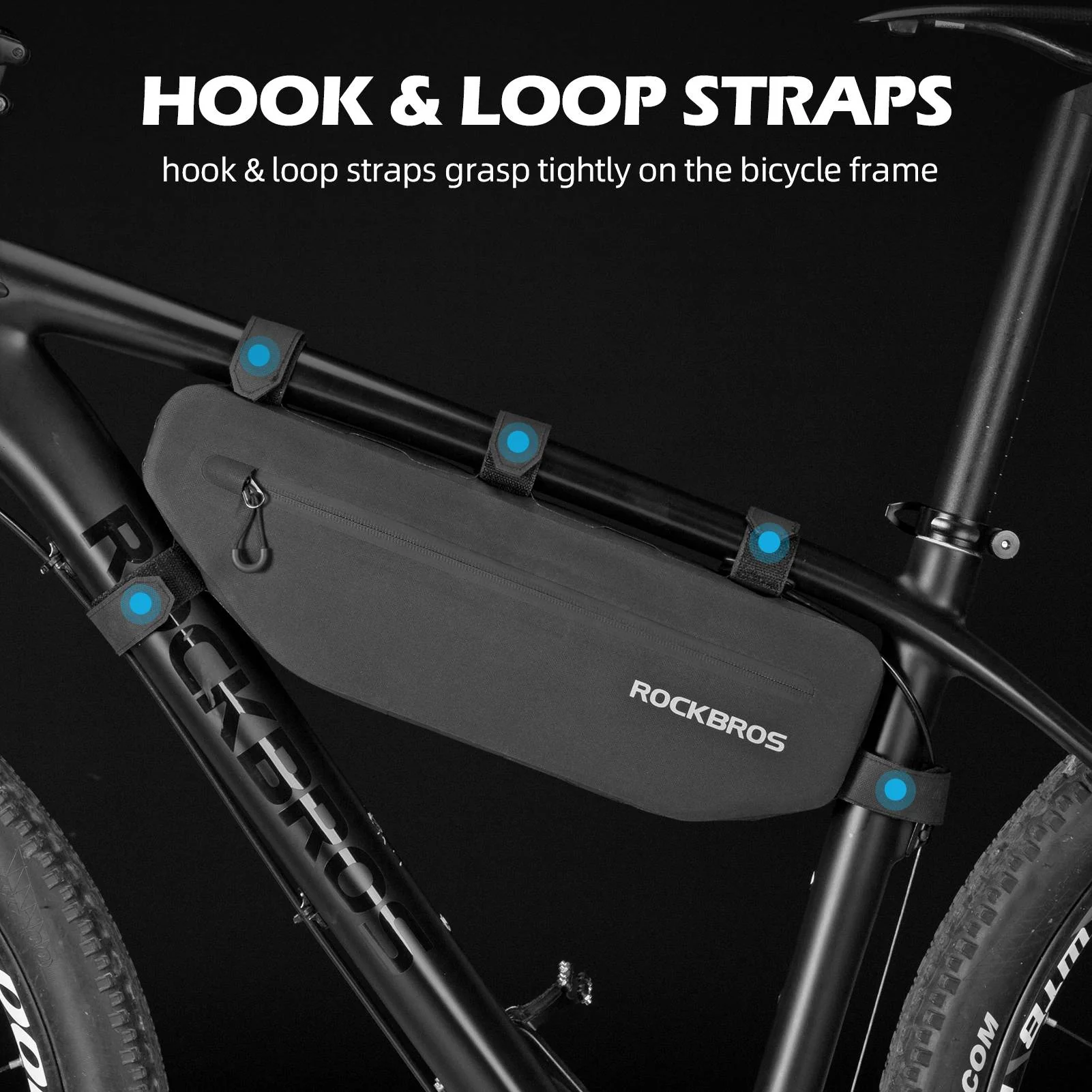 ROCKBROS Bike Frame Bag Waterproof Top Tube Triangle Bag - Image 5