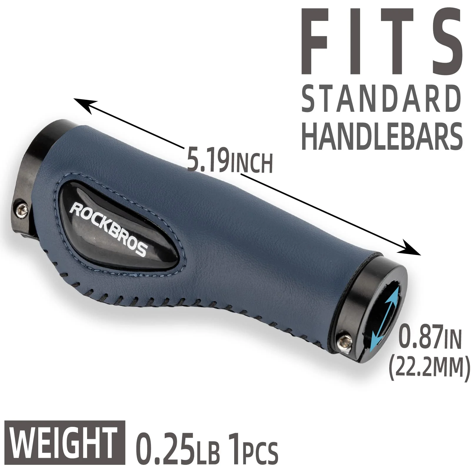ROCKBROS Bike Handle Grips Ergonomics Design Soft Gel Lock-On Grips - Image 16