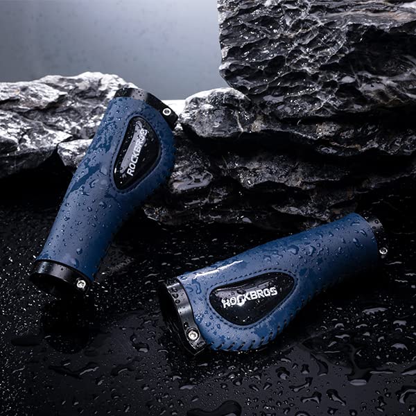 ROCKBROS Bike Handle Grips Ergonomics Design Soft Gel Lock-On Grips - Image 18