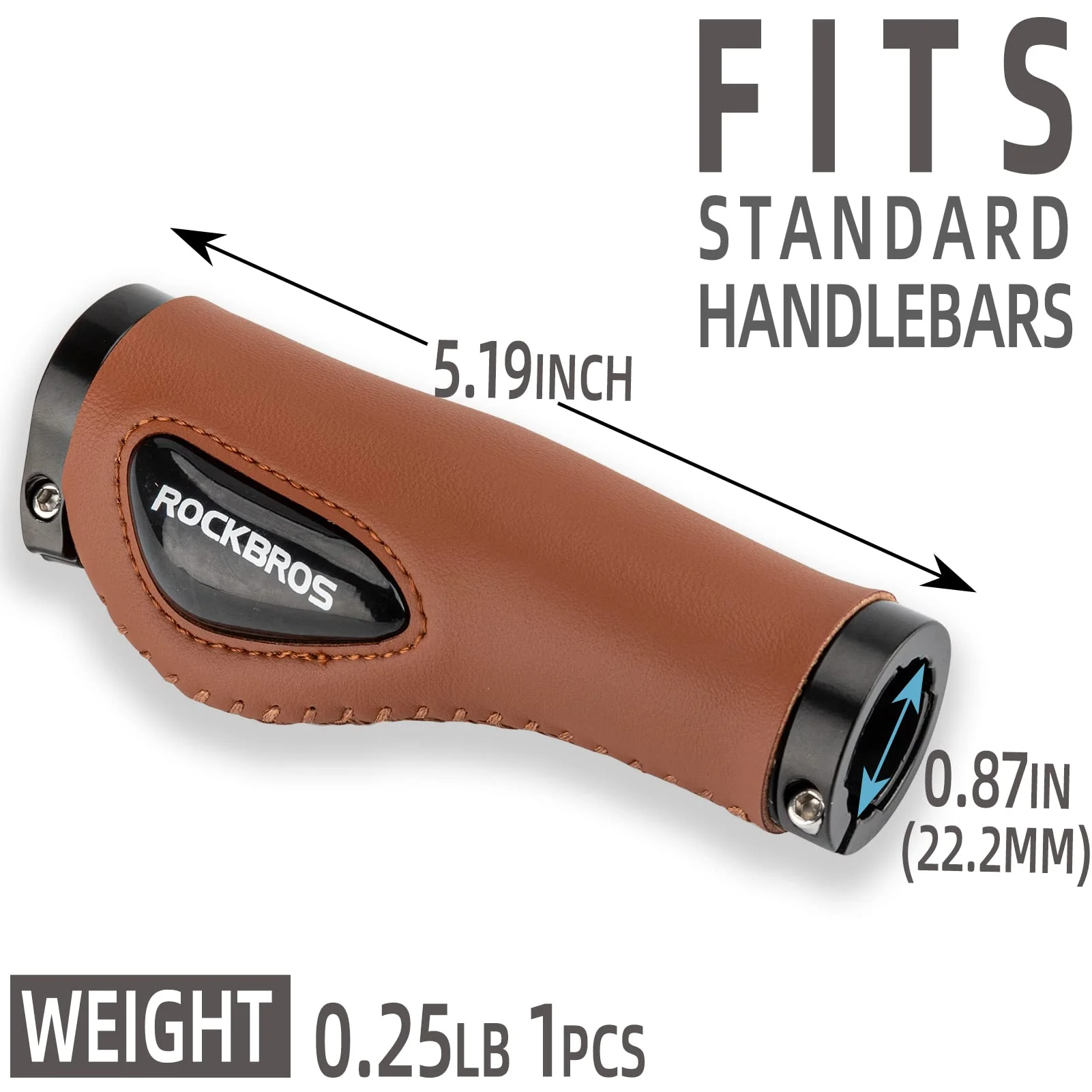 ROCKBROS Bike Handle Grips Ergonomics Design Soft Gel Lock-On Grips - Image 22